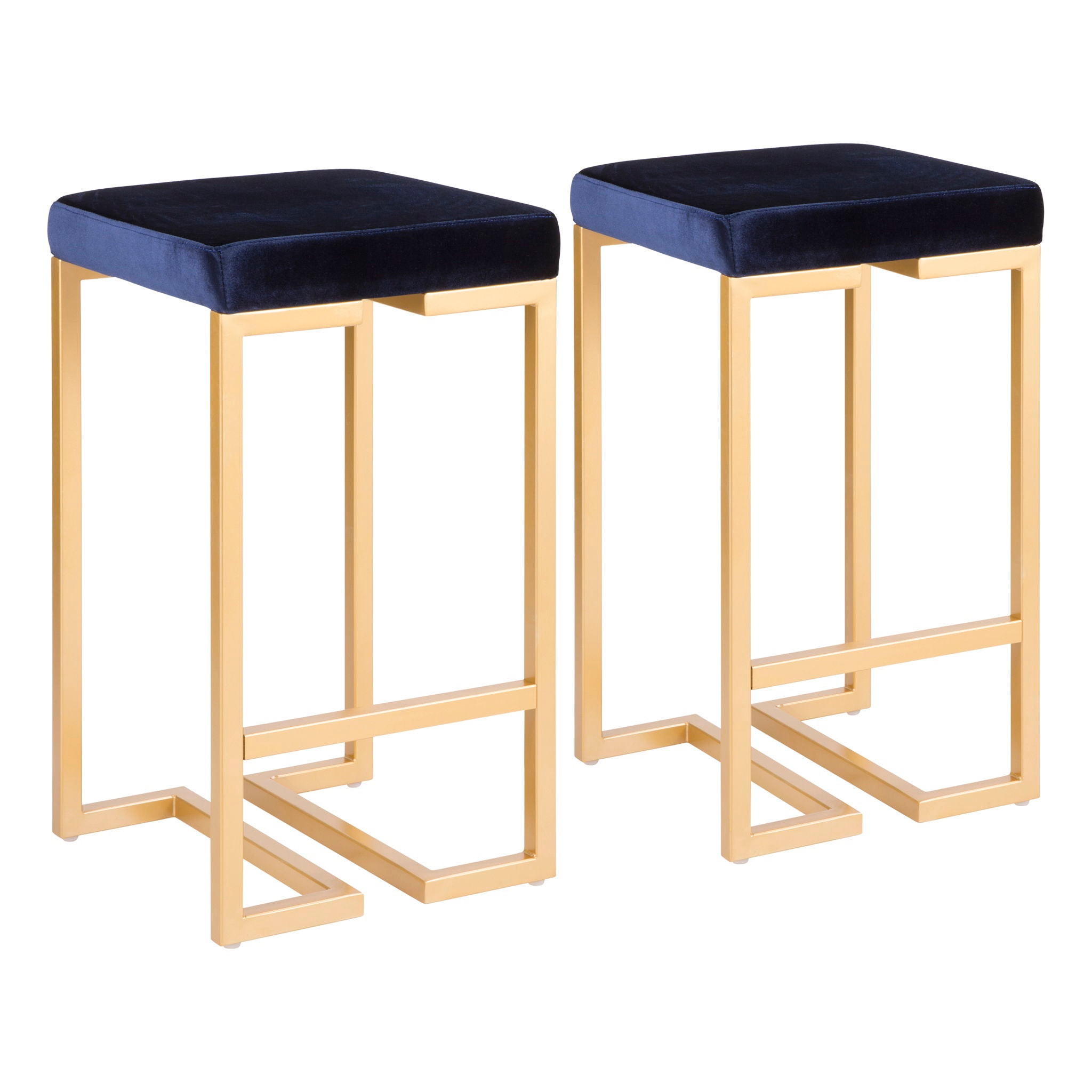 Midas - Contemporary / Glam Counter Stool (Set of 2) - Best Buy Furniture
