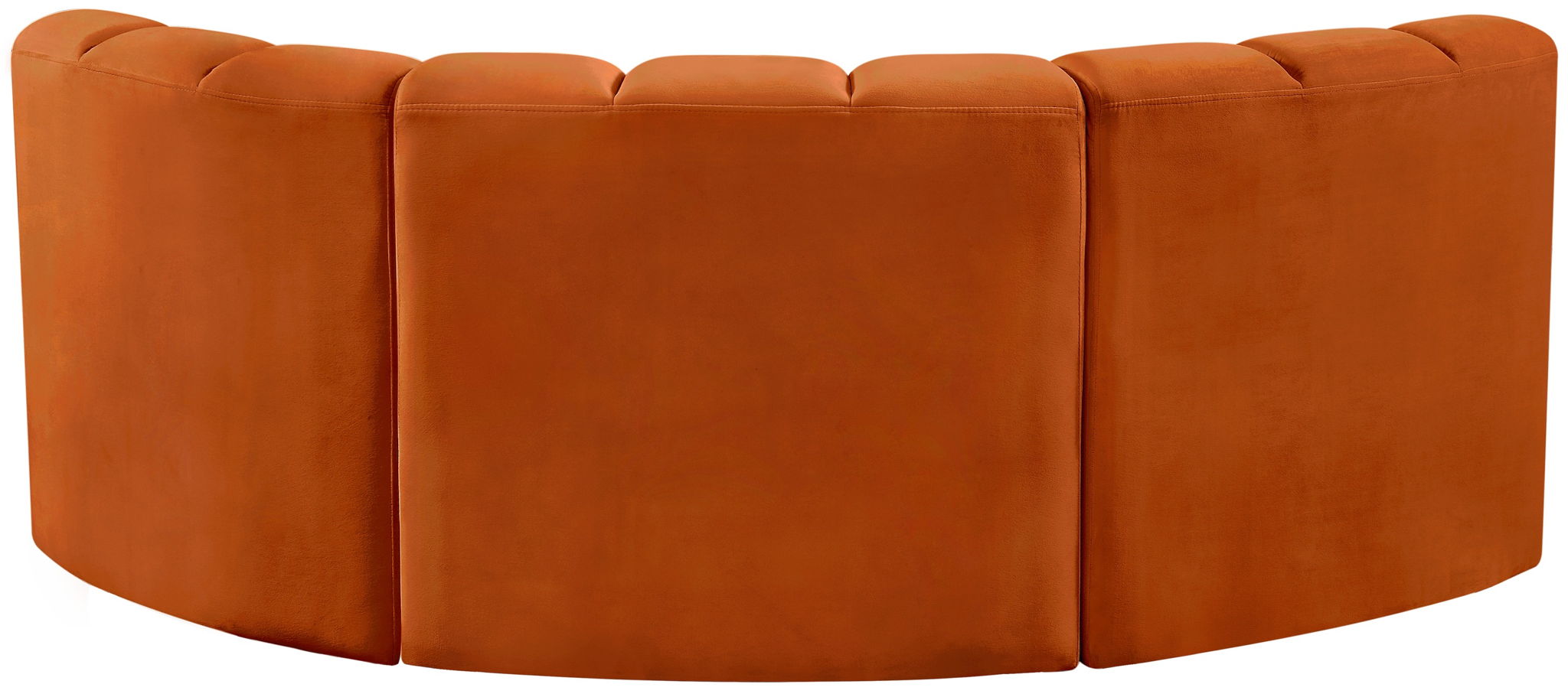 Arc - Velvet 3 Piece Modular U-Shaped Sofa - Best Buy Furniture