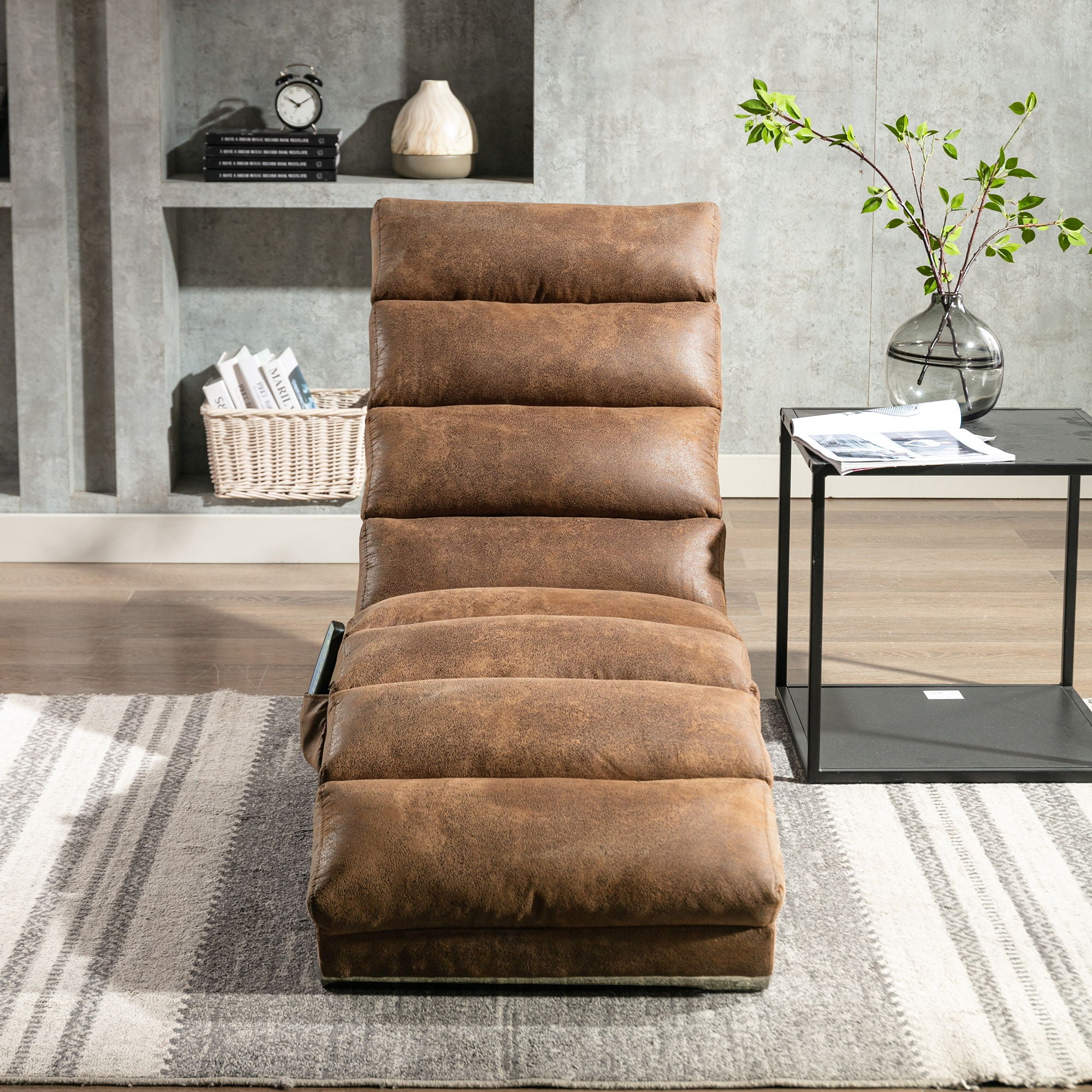 Massage Chaise Lounge Indoor With Remote Control, Ergonomic Electric Massage Lounger - Best Buy Furniture