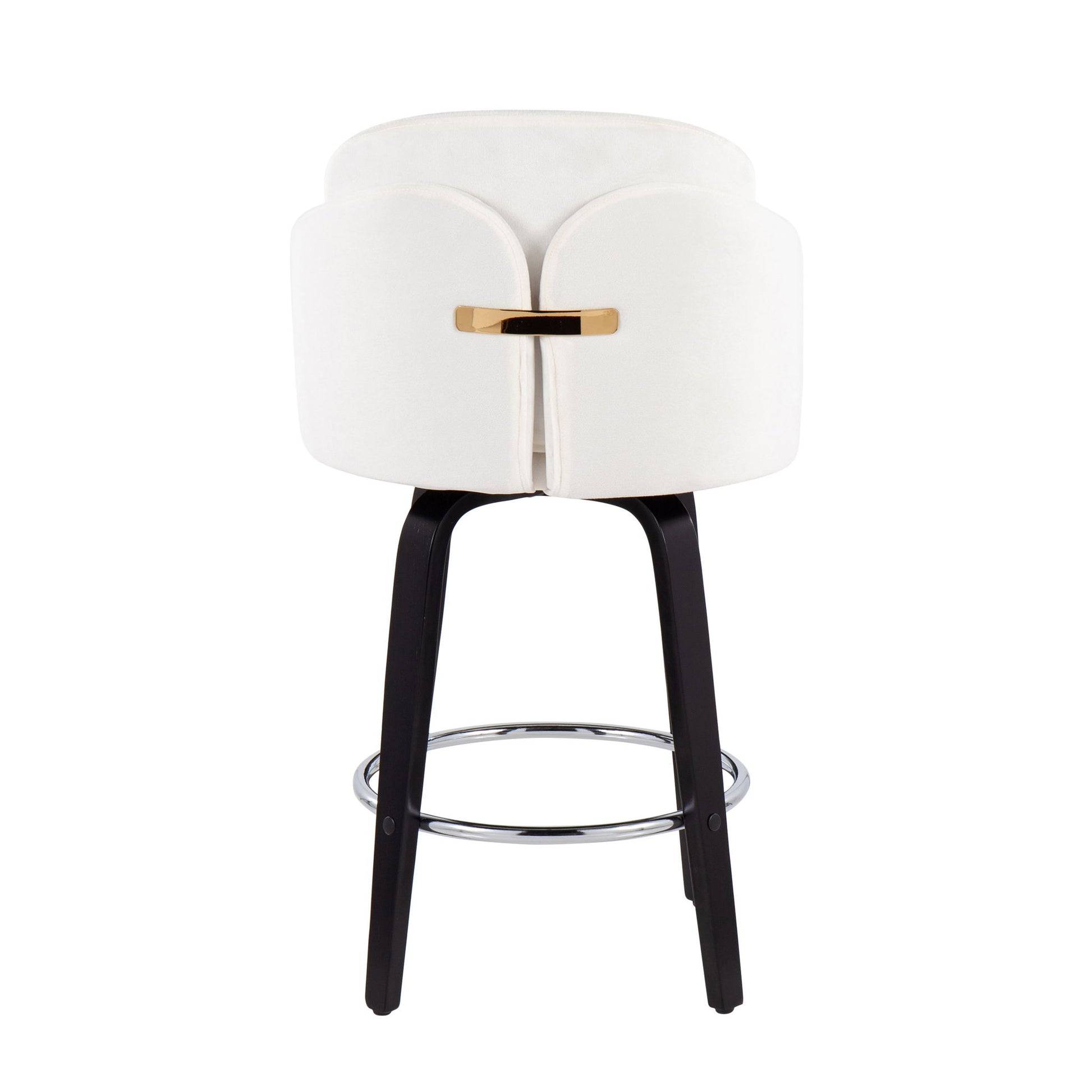 Dahlia - Contemporary Counter Stool Round Footrest (Set of 2) - Best Buy Furniture