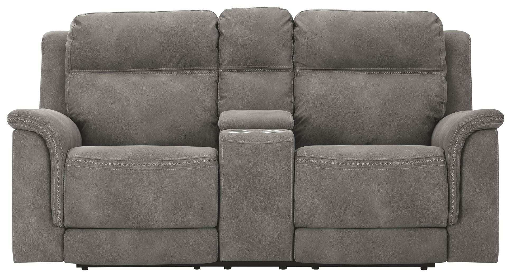 Next-Gen Durapella - Reclining Power Loveseat With Console - Best Buy Furniture