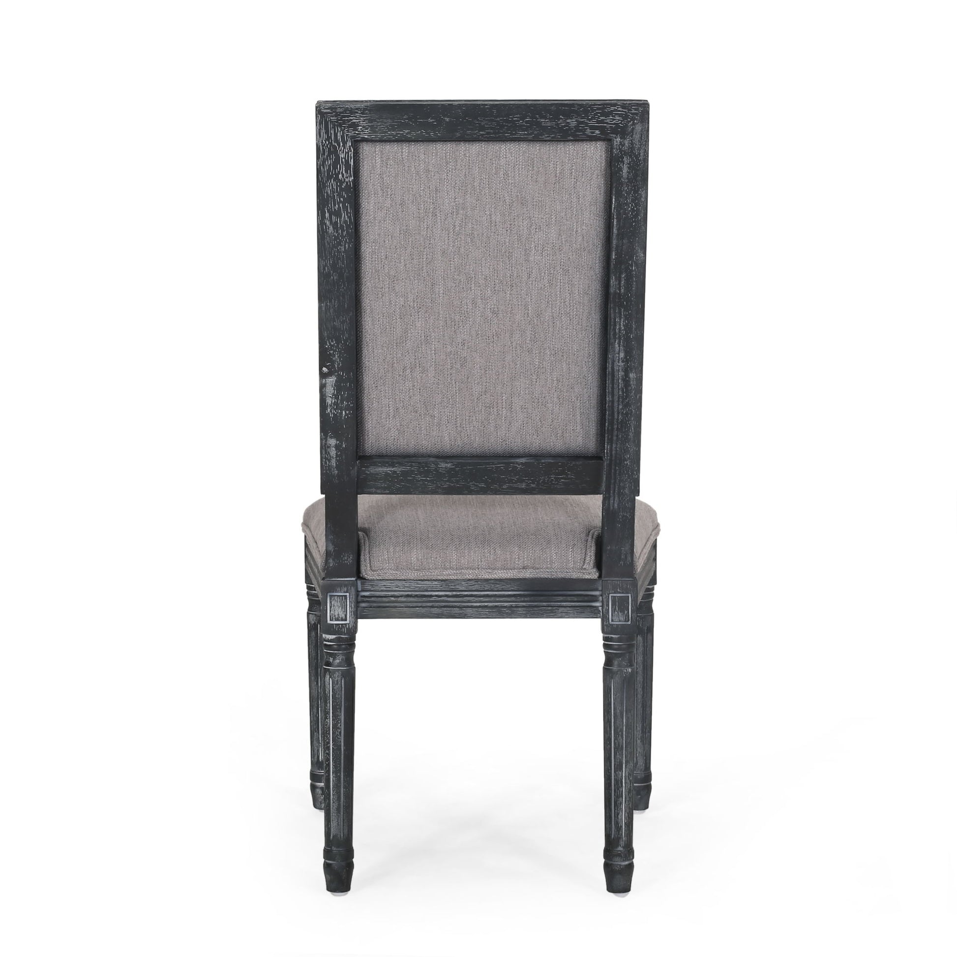 French Country Style Dining Chair With Upholstered Seating And Fluted Legs - Best Buy Furniture