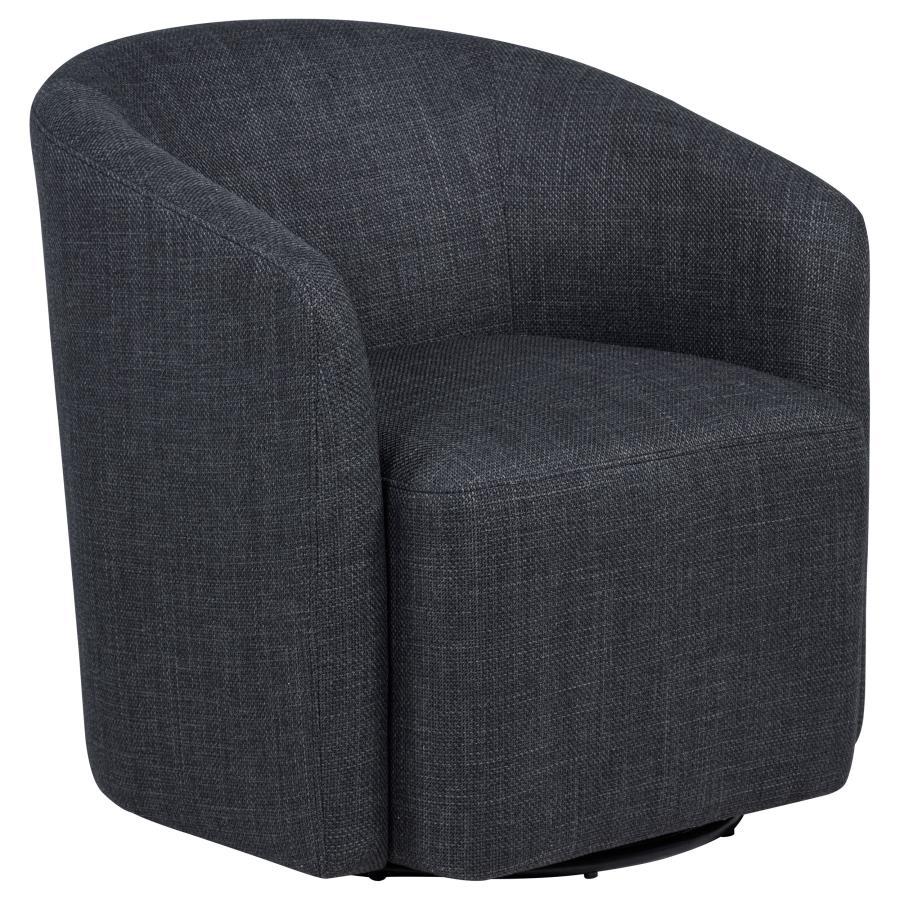 Mossbrook - Fabric Upholstered Swivel Accent Chair - Best Buy Furniture