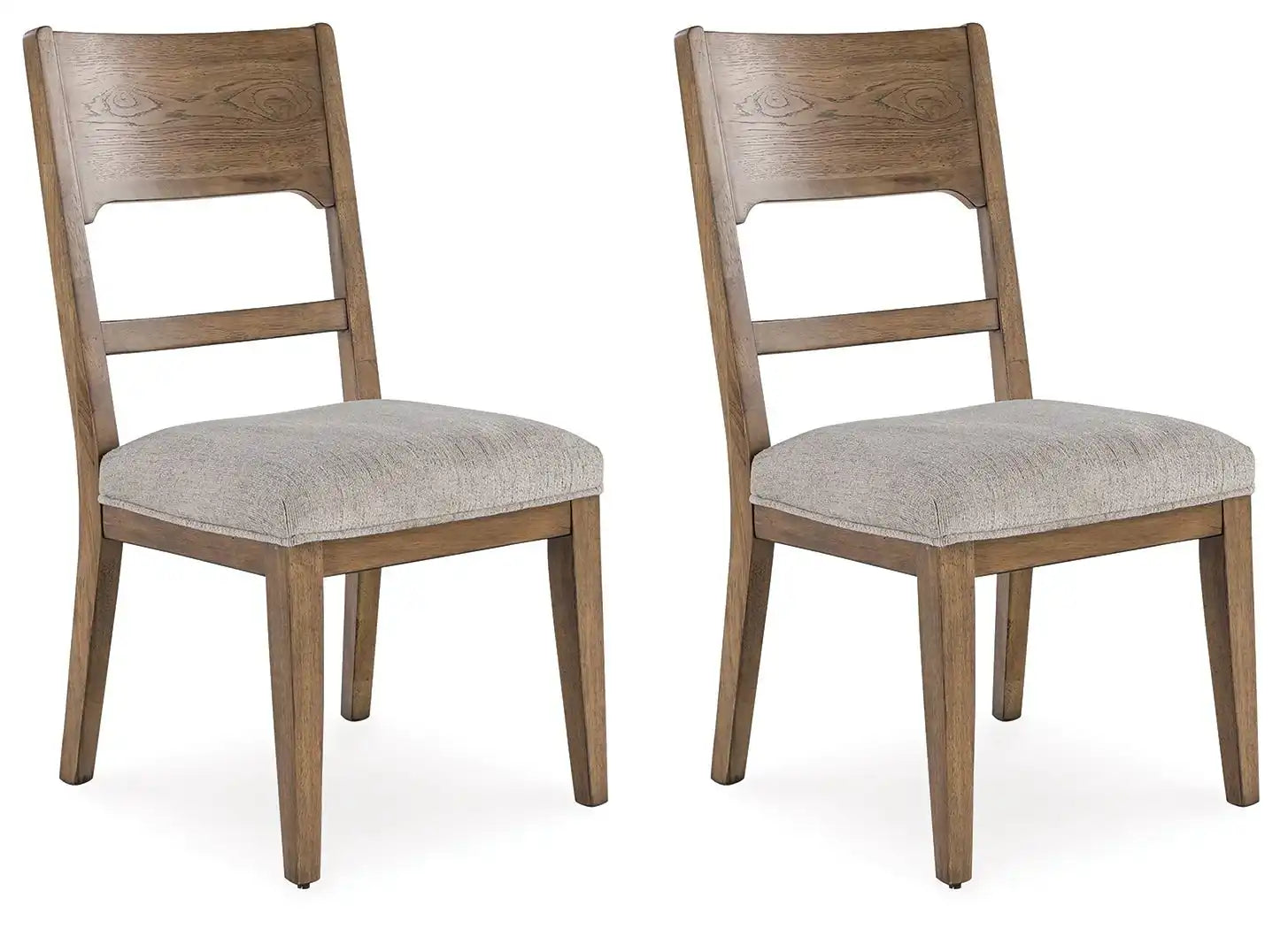 Cabalynn - Dining Uph Side Chair (Set of 2) - Oatmeal / Light Brown - Best Buy Furniture