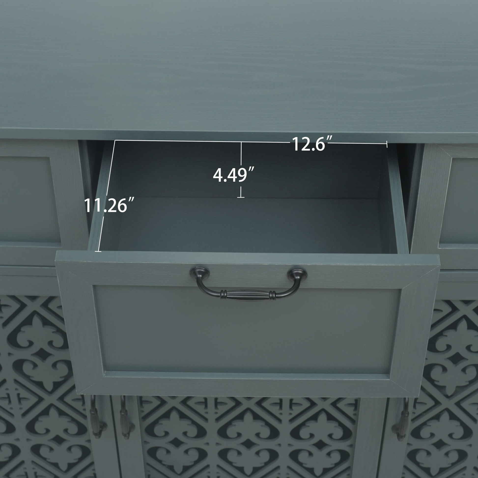 3 Door 3 Drawer Elegant Cabinet - Best Buy Furniture