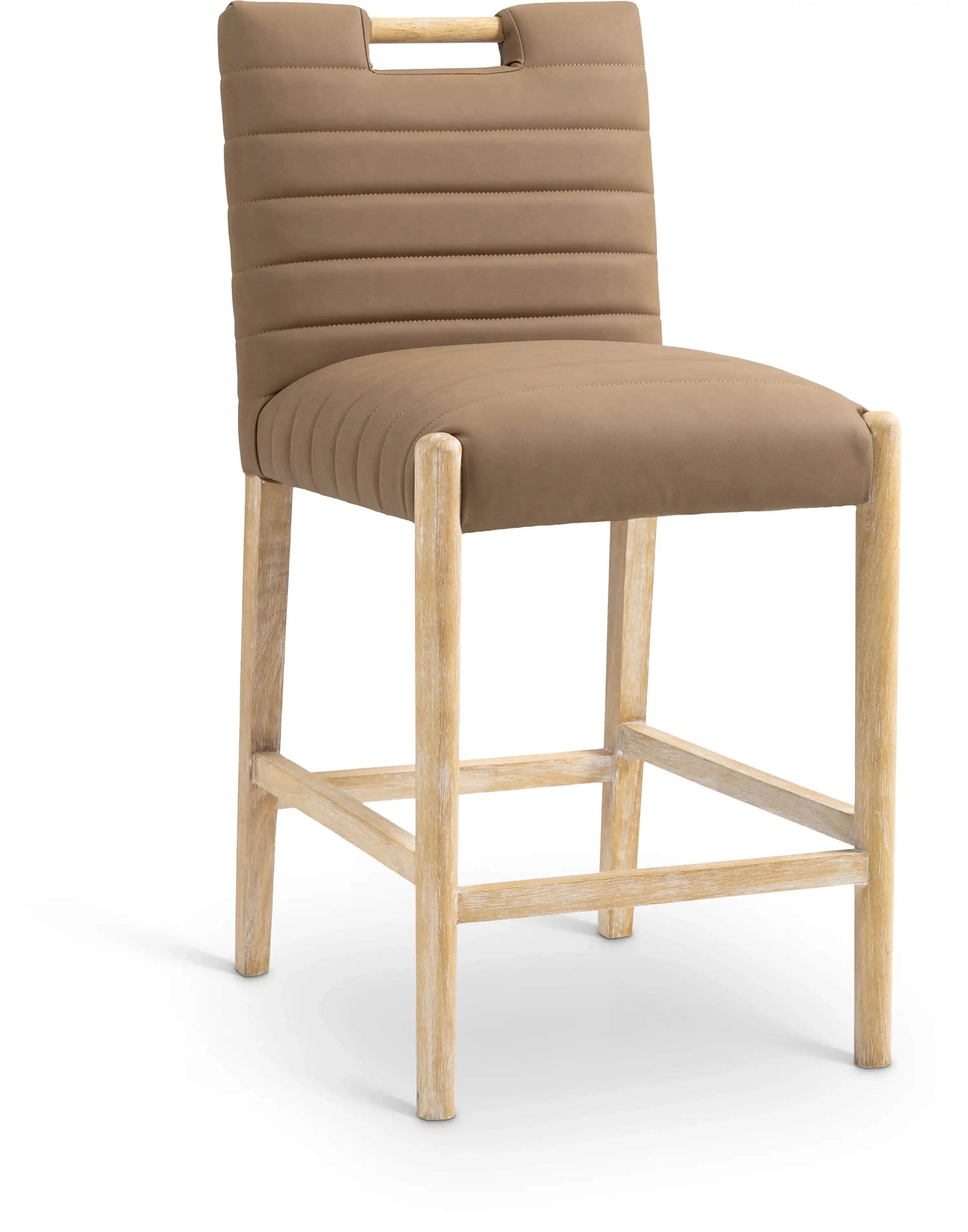 Aimee - Counter Stool - Light Brown Legs - Best Buy Furniture
