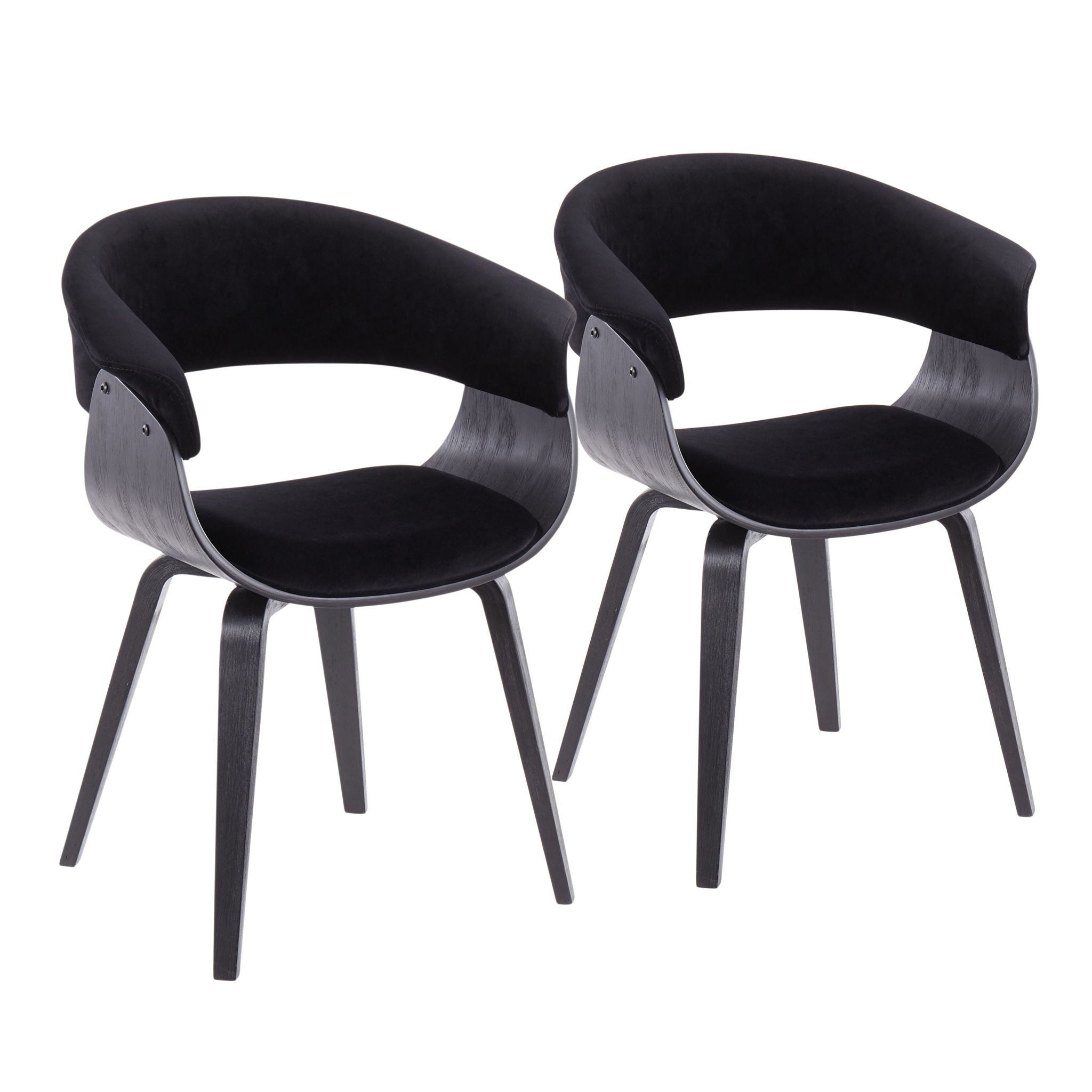 Vintage Mod - Mid-Century Modern Dining Chair (Set of 2) - Best Buy Furniture