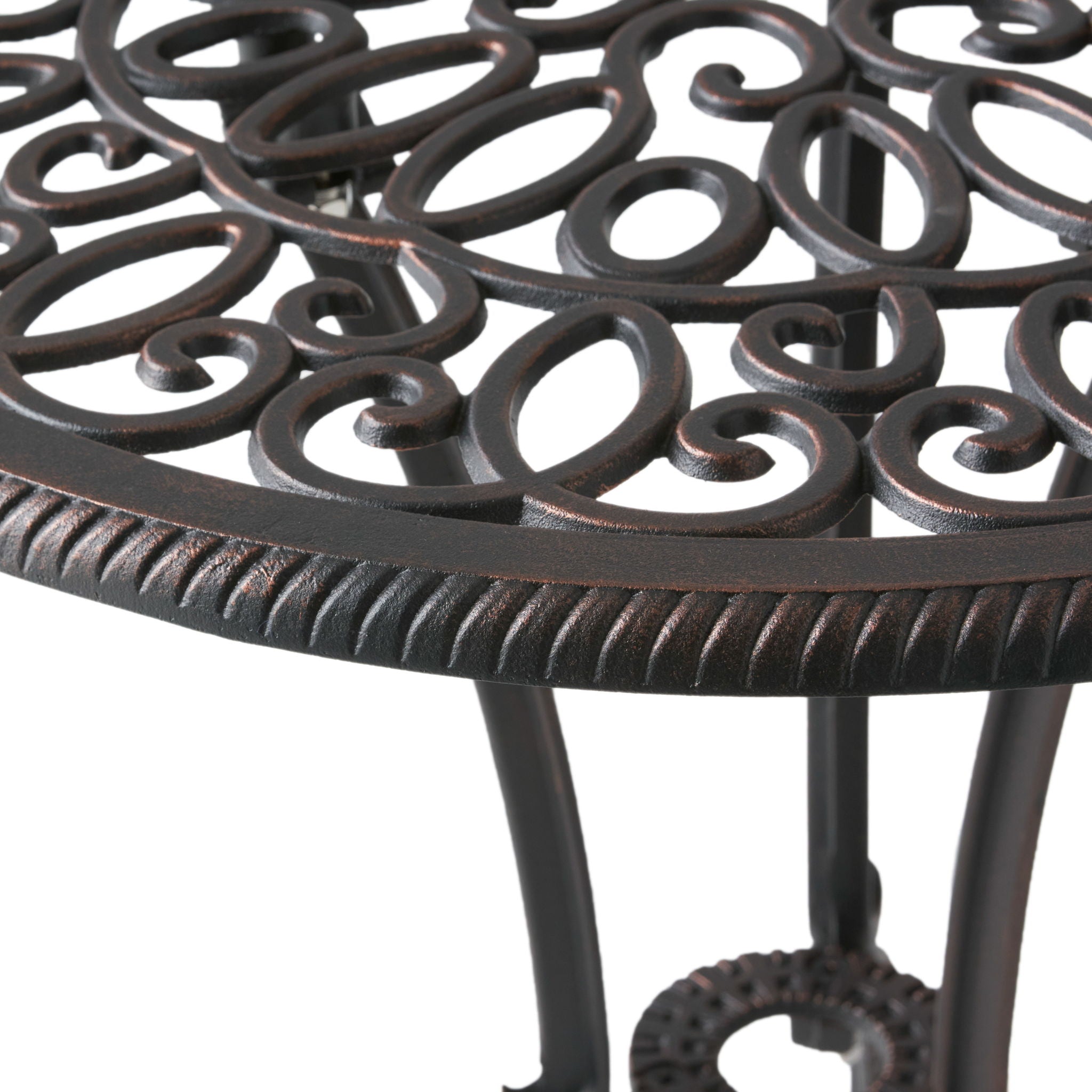 Charleston 3 Pieces Cast Bistro Set - Copper - Best Buy Furniture