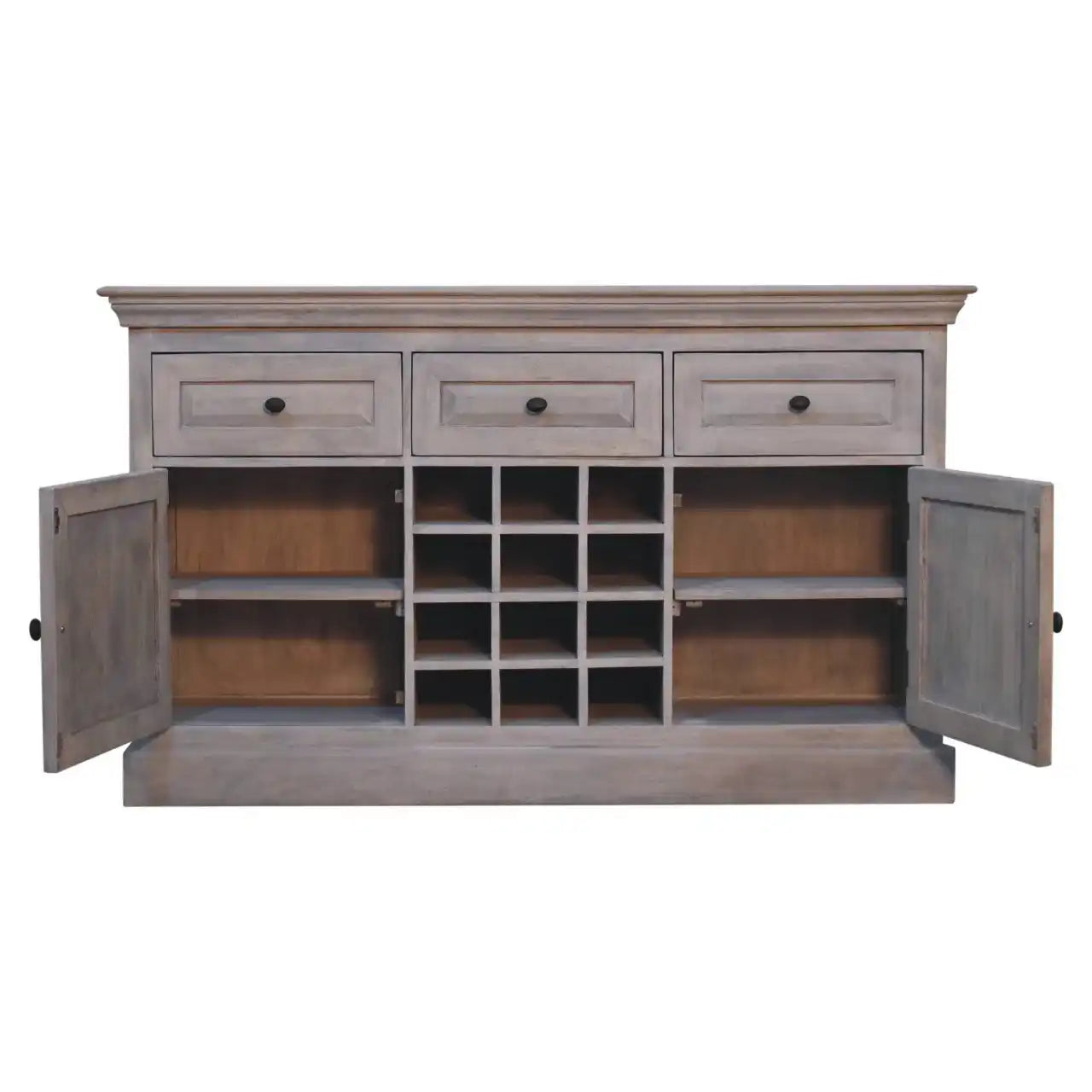 Acid - Wine Storage Unit - Gray Ash - Best Buy Furniture