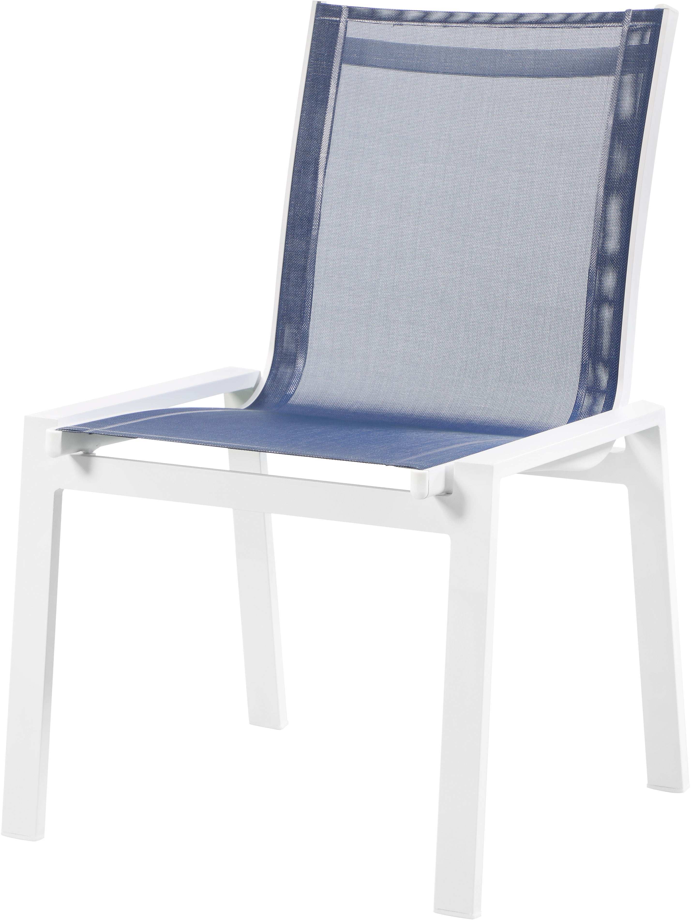 Nizuc - Outdoor Patio Dining Chair With White Frame (Set of 2) - Best Buy Furniture