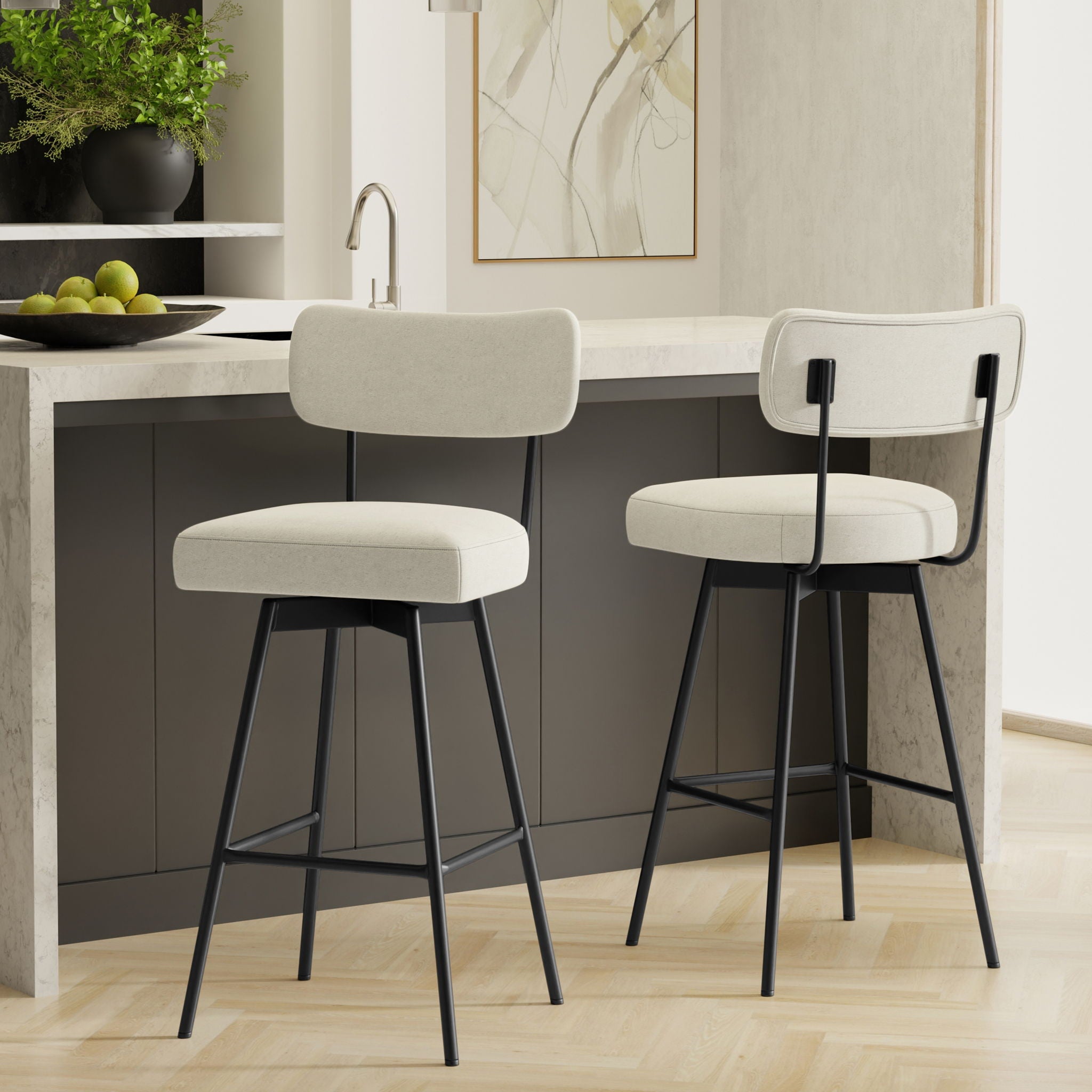 Giselle - Swivel Counter Height Stool (Set of 2) - Best Buy Furniture