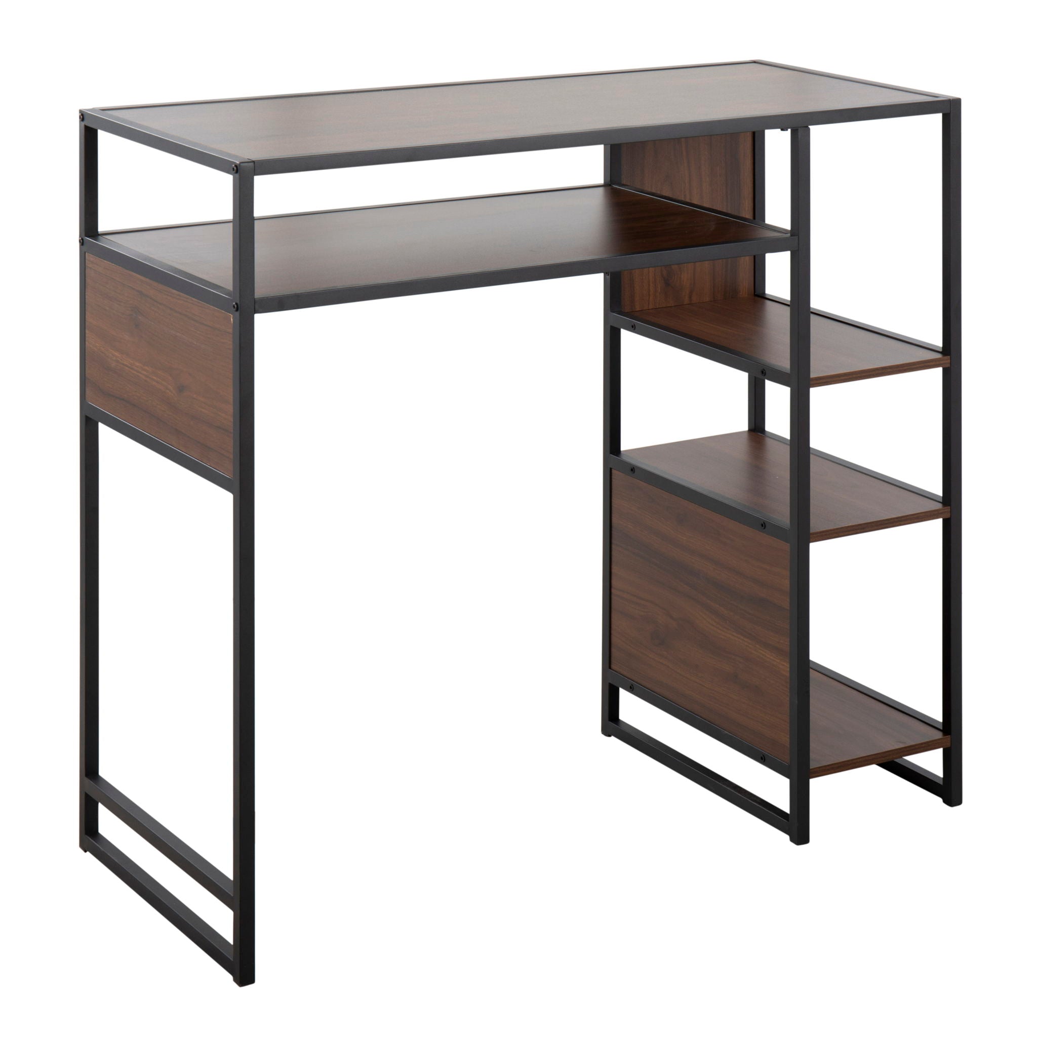 Display - Farmhouse Bar Height Table With Storage Space - Best Buy Furniture