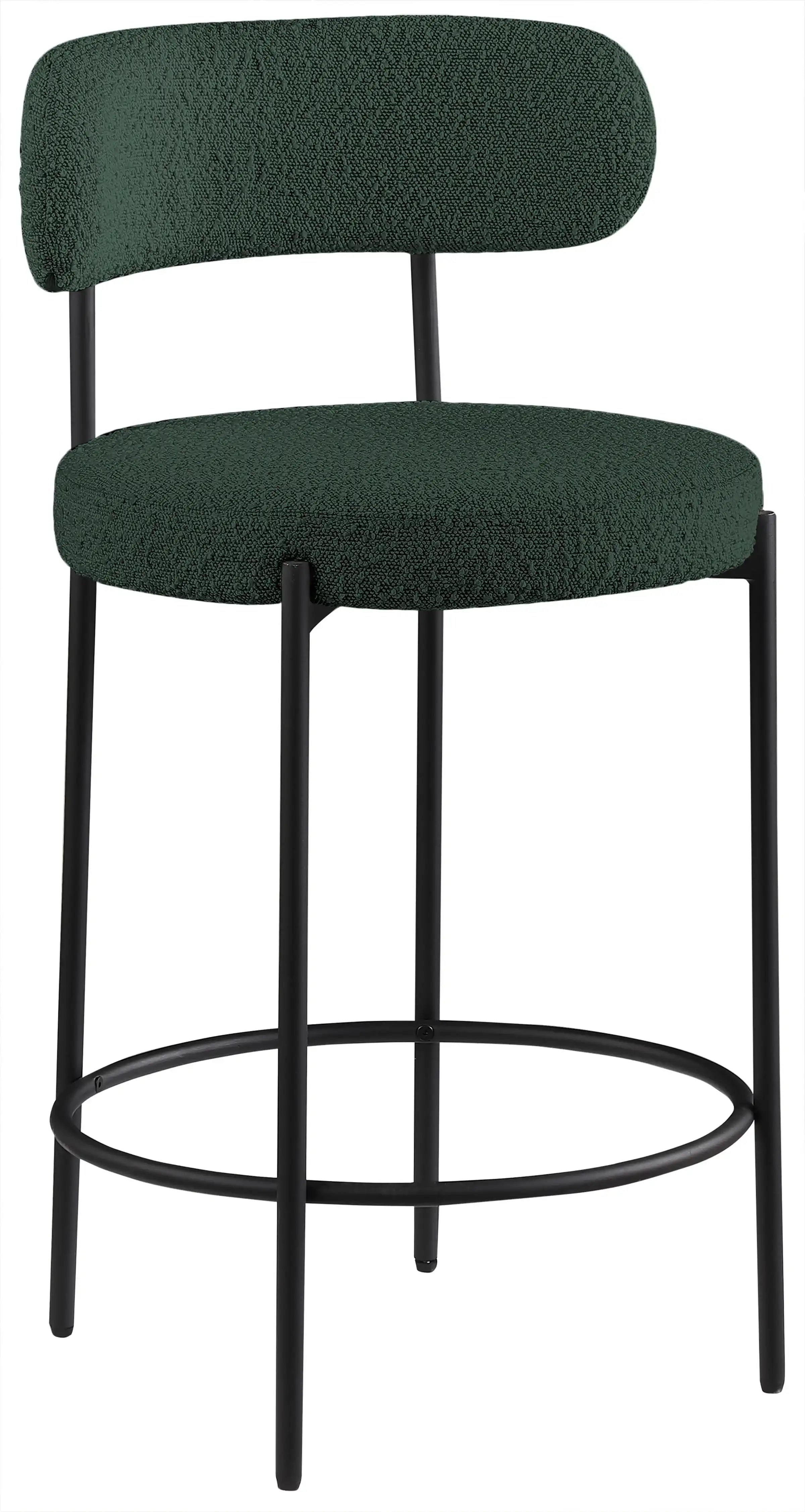 Beacon - Boucle Fabric Stool (Set of 2) - Best Buy Furniture