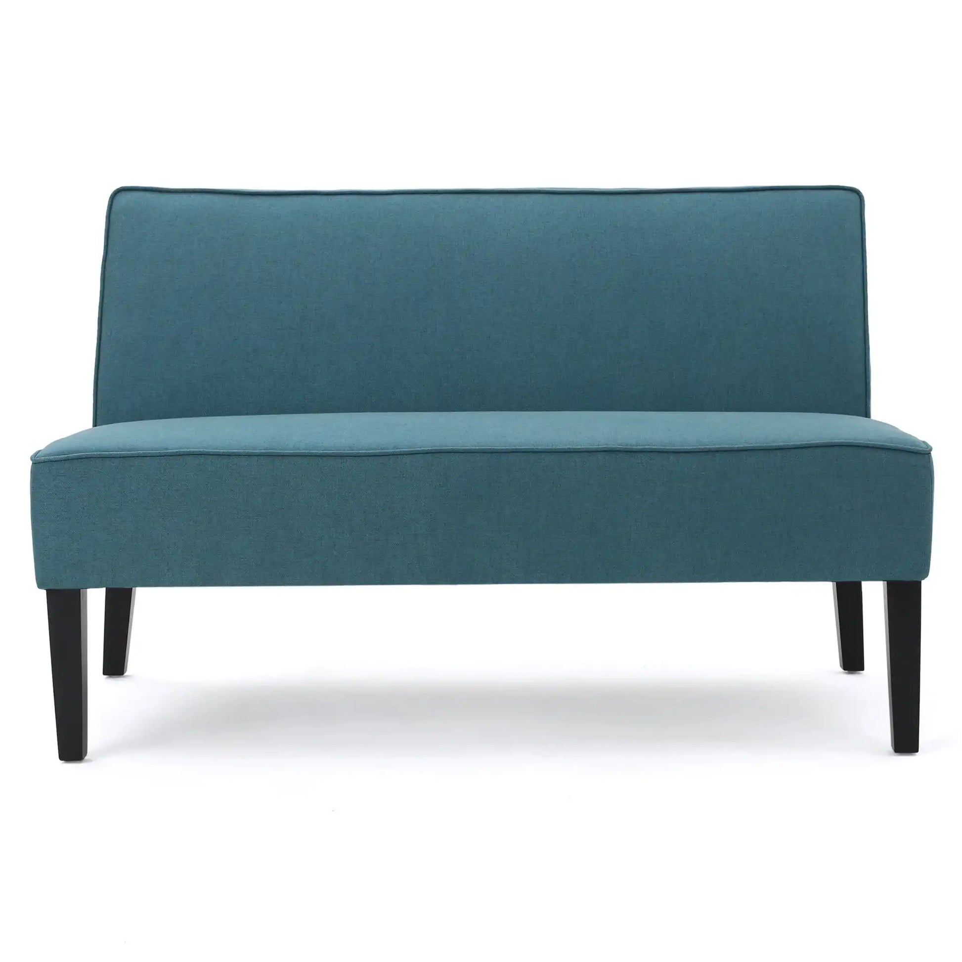 Contemporary Loveseat With Upholstered Fabric And Birch Wood Legs - Best Buy Furniture