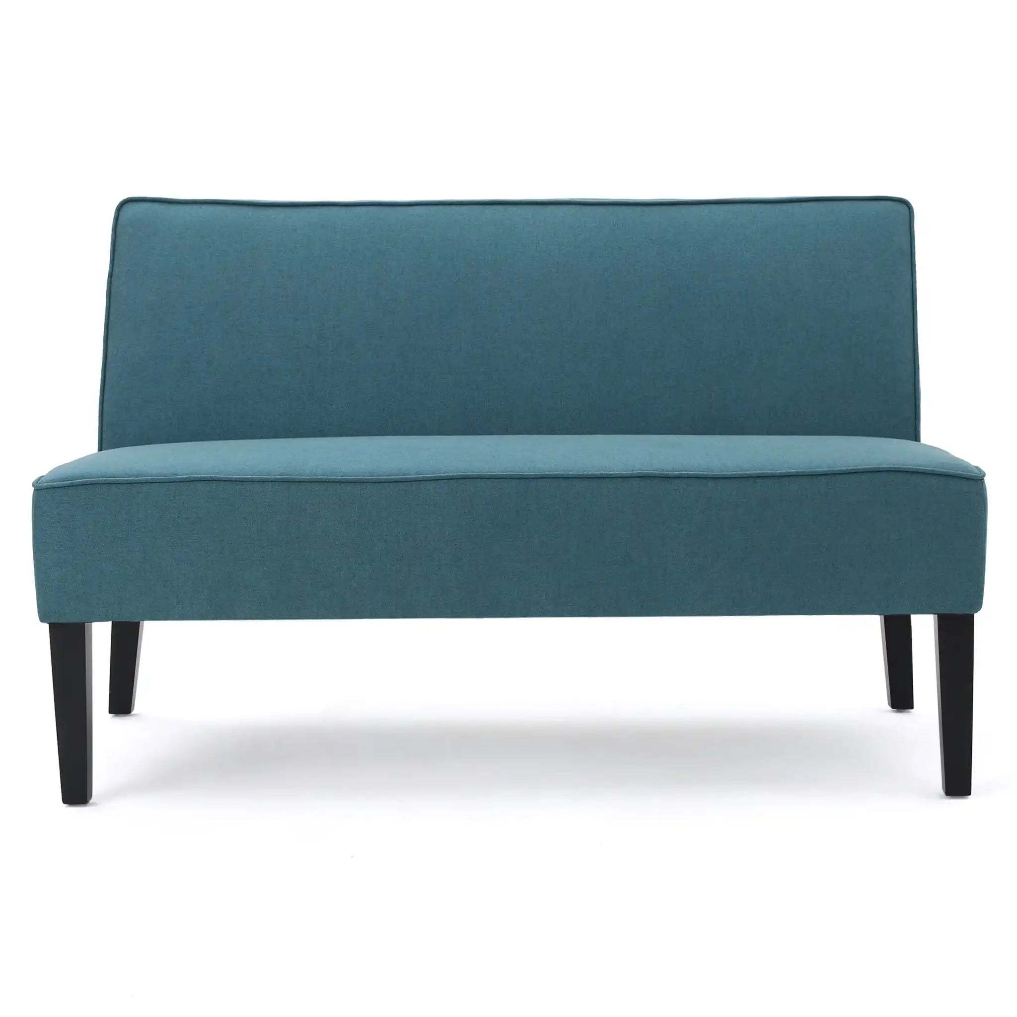 Contemporary Loveseat With Upholstered Fabric And Birch Wood Legs - Best Buy Furniture