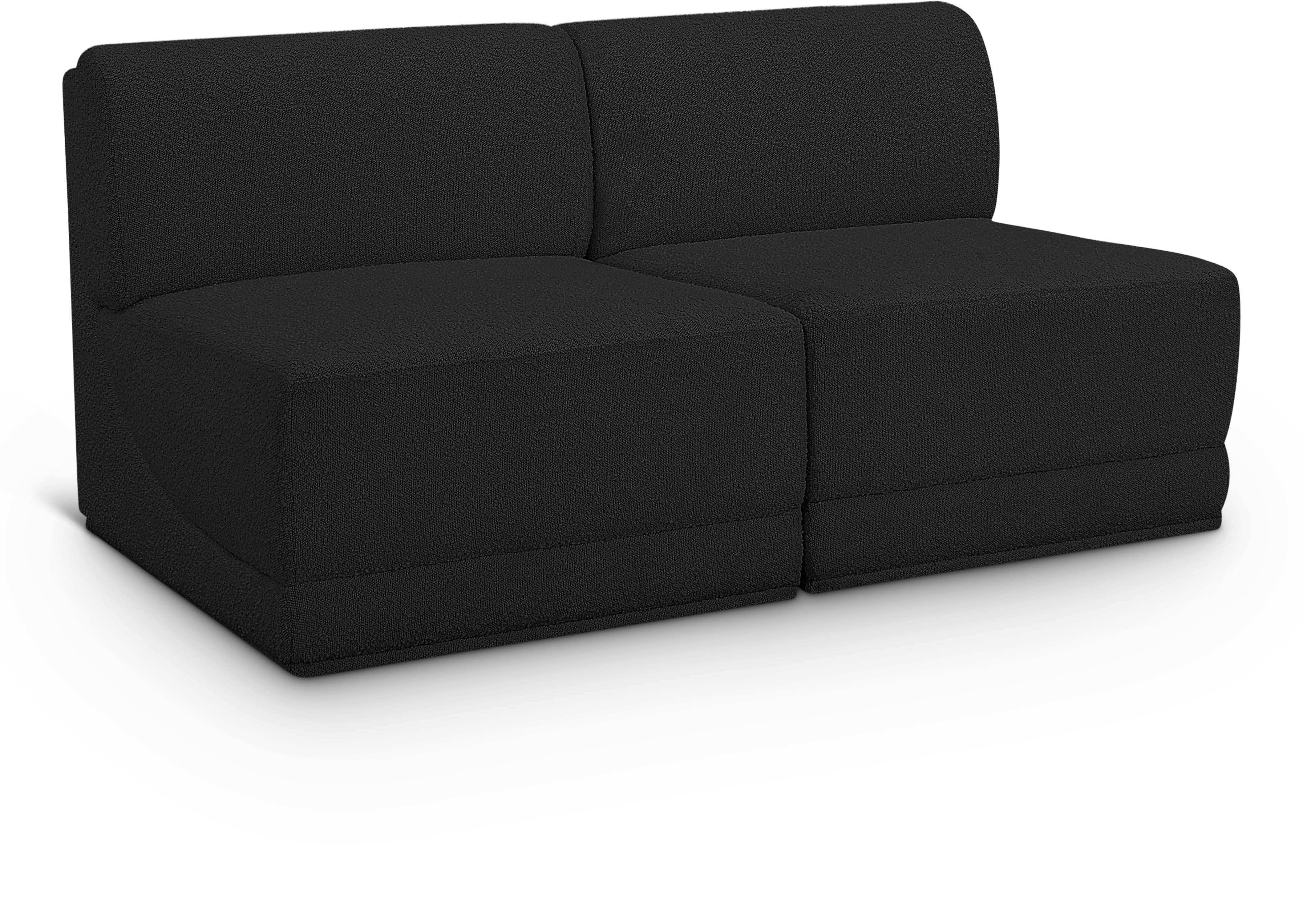 Ollie - 2 Seat Armless Modular Sofa - Best Buy Furniture