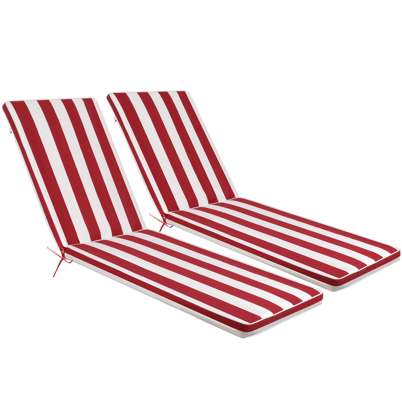 2 Pieces Set Outdoor Lounge Chair Cushion Replacement Patio Furniture Seat - Best Buy Furniture