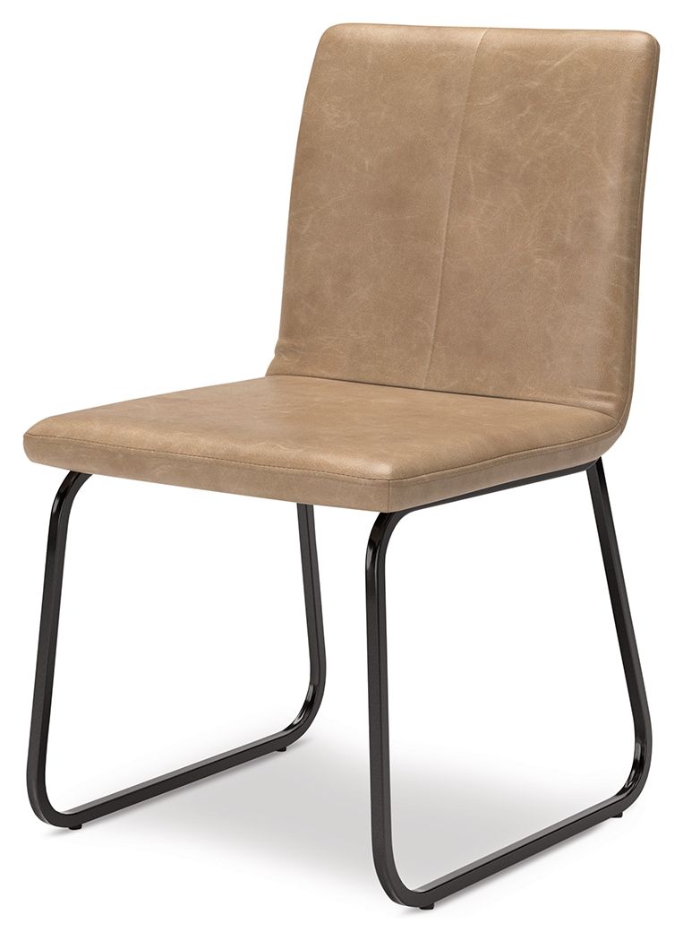 Pharwynn - Dining Upholstered Side Chair (Set of 4) - Toast - Best Buy Furniture