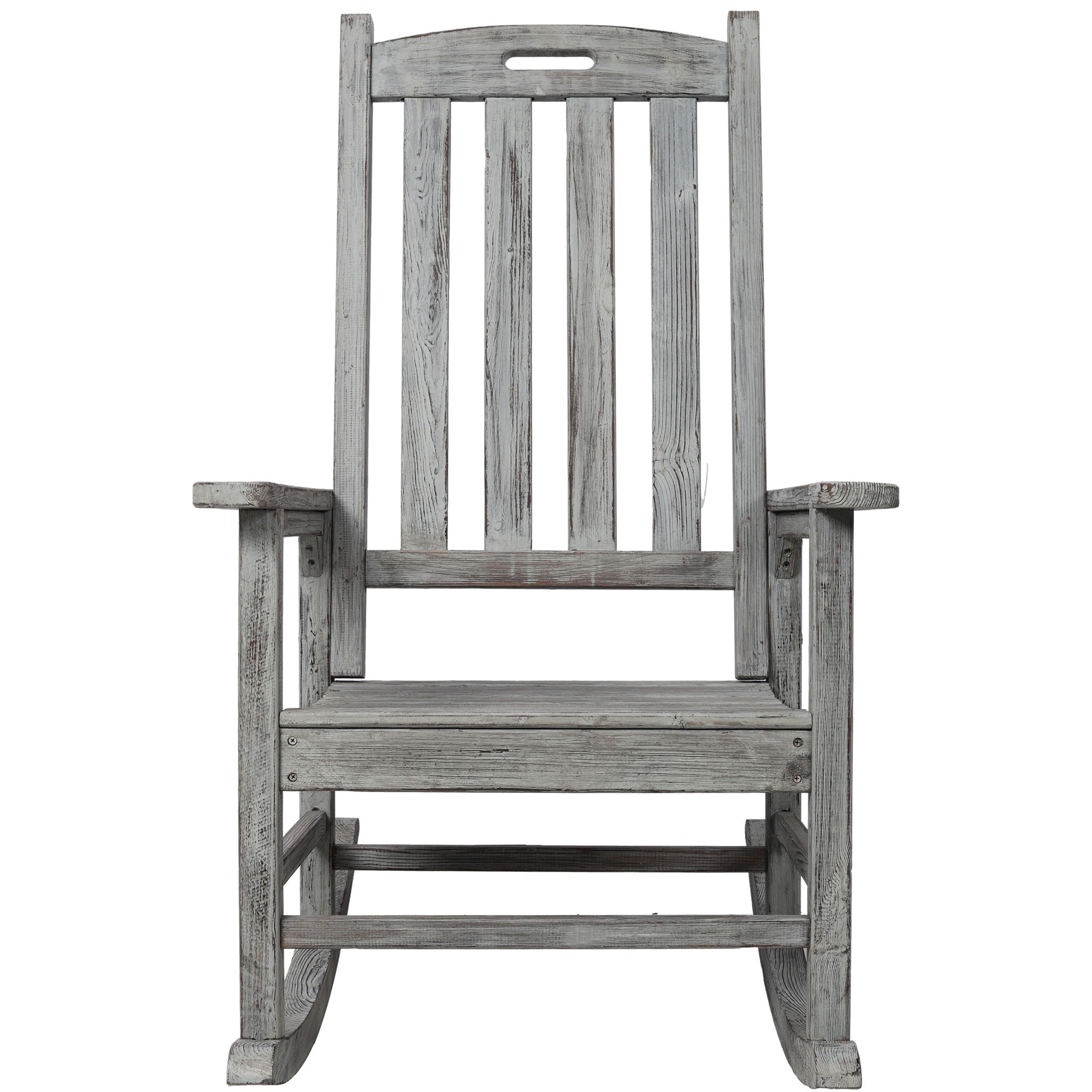 Oversized Porch Rocker Chair With Wide Seat And Tall Backrest - Best Buy Furniture