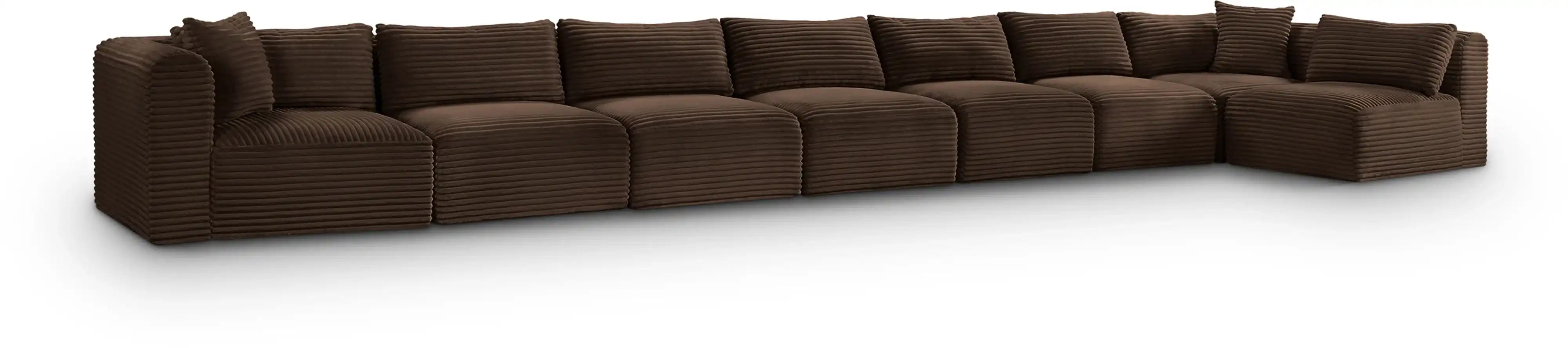 Shaggy - 8 Piece Modular Sectional - Best Buy Furniture