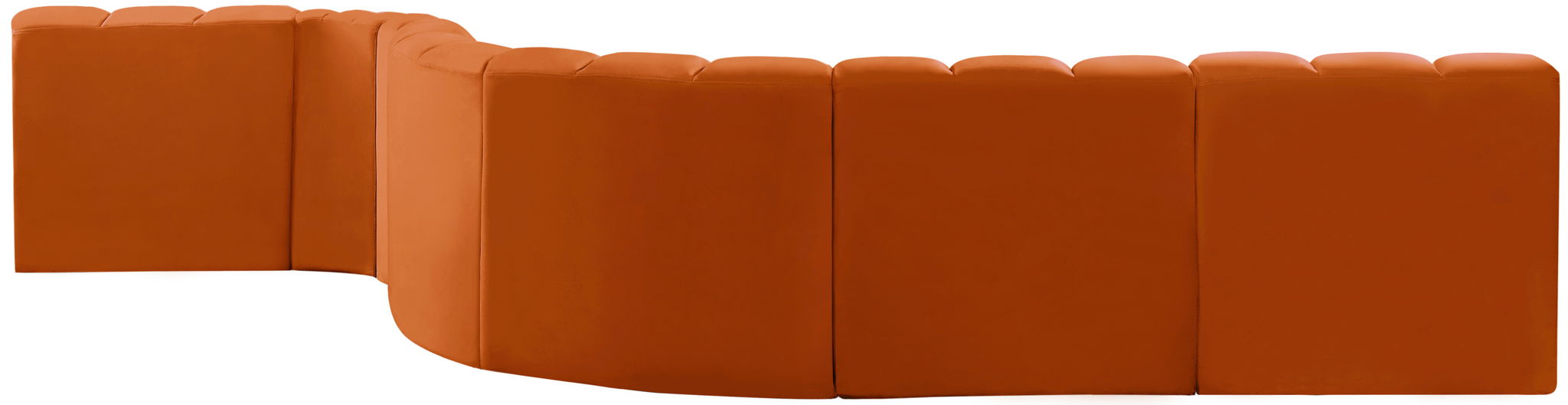 Arc - Velvet 7 Piece Modular Sofa - Best Buy Furniture
