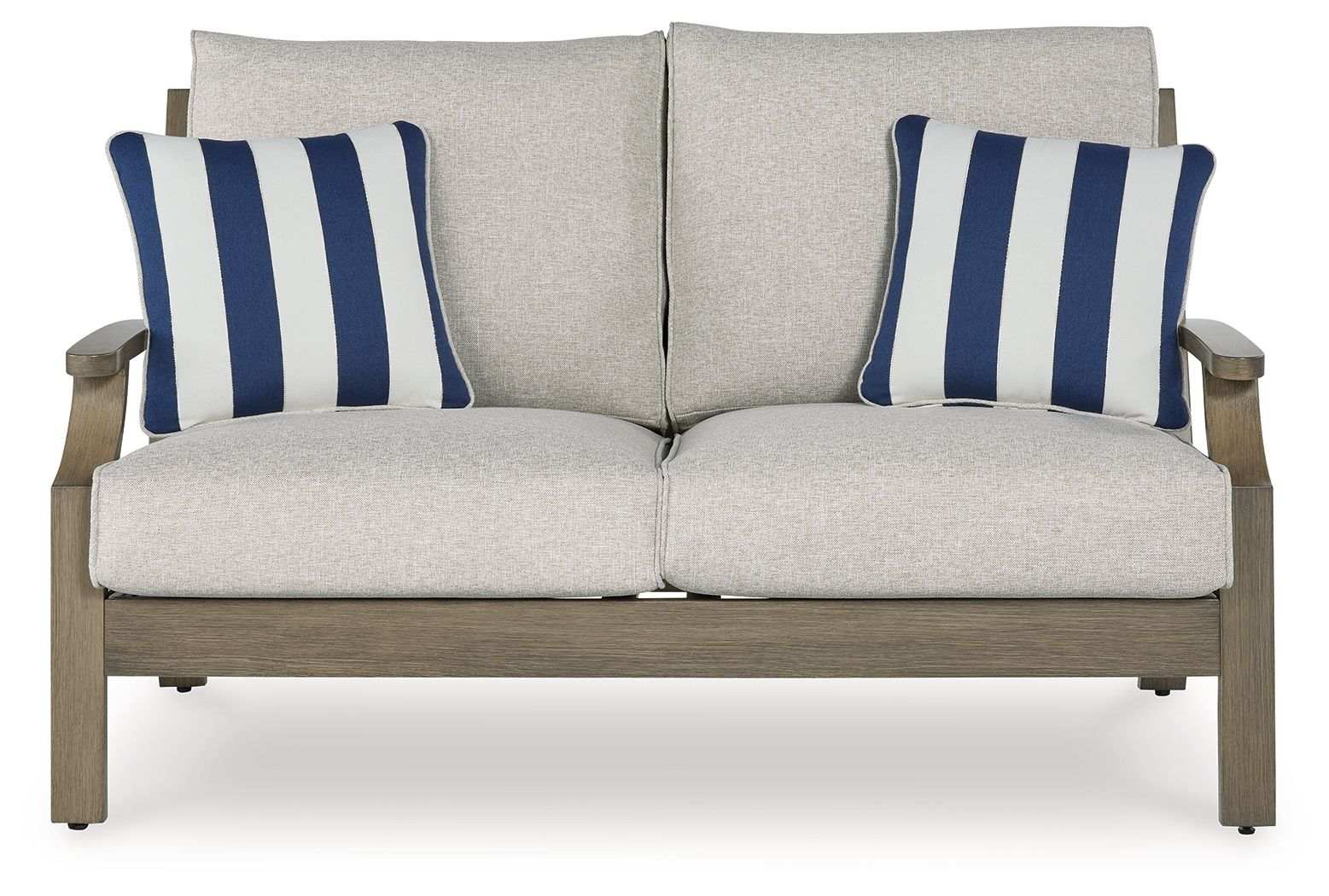 Rainier Ranch - Loveseat With Cushion - Brown / Beige - Best Buy Furniture