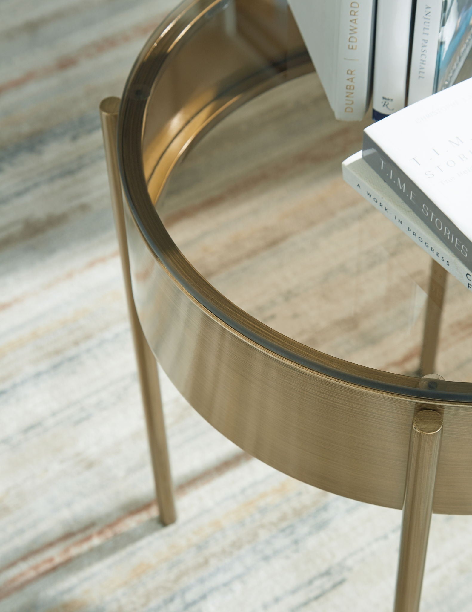 Jettaya - Occasional Table Set (Set of 3) - Brushed Brass - Best Buy Furniture