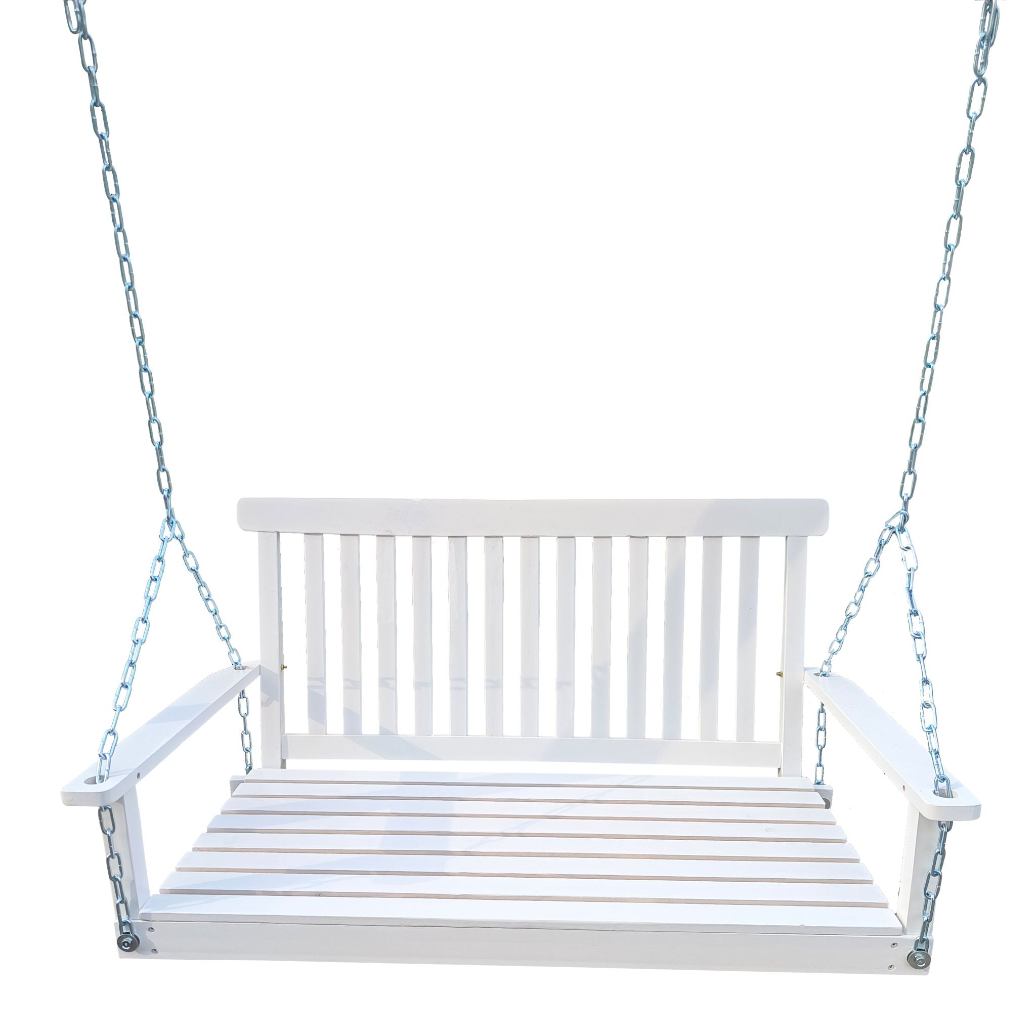 Front Porch Swing With Armrests For Outdoor Patio, Garden Yard, Backyard Or Sunroom - Best Buy Furniture