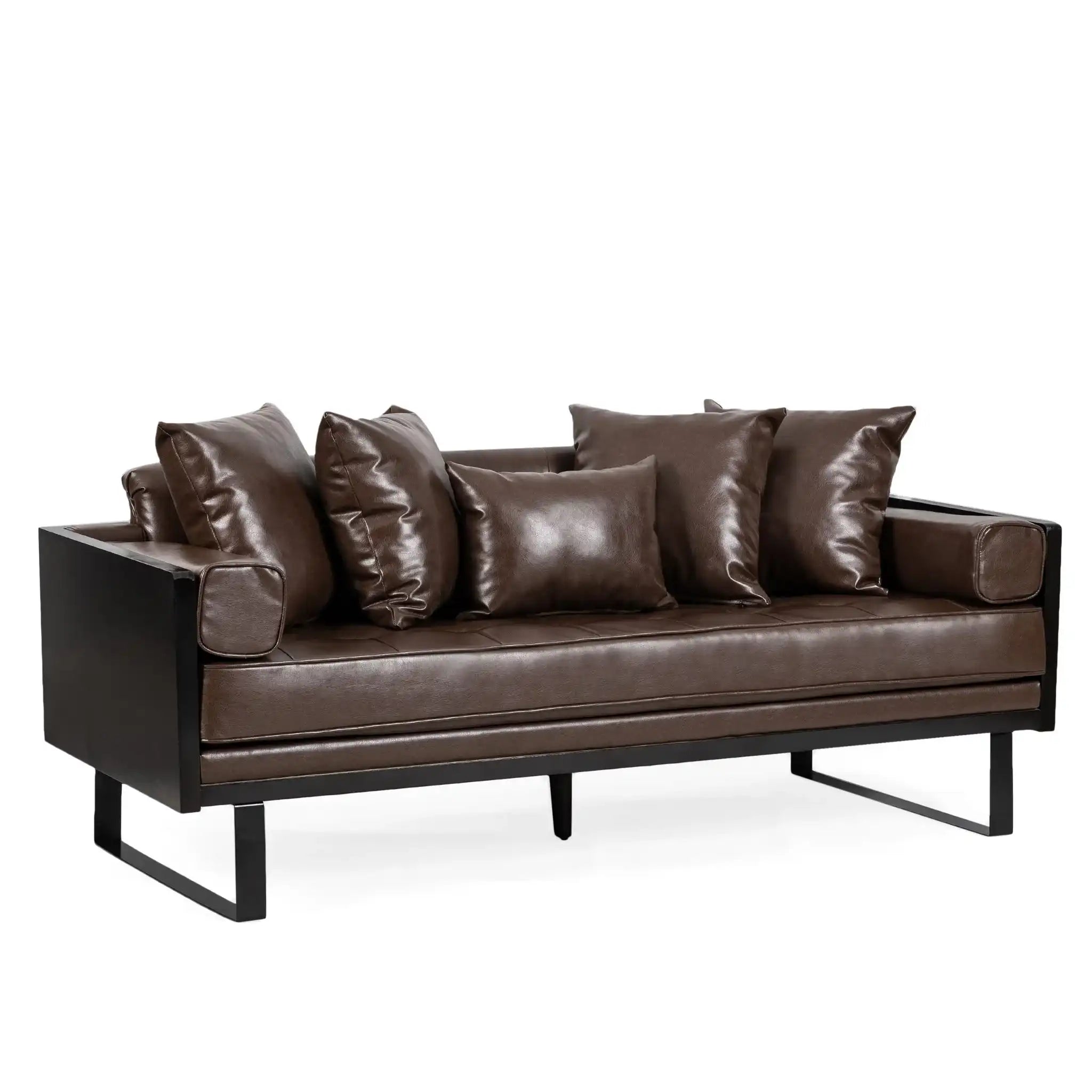 Contemporary Oversized Loveseat With Accent Pillow - Best Buy Furniture