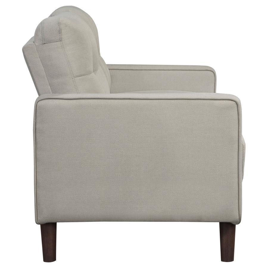 Bowen - Upholstered Track Arm Tufted Loveseat - Best Buy Furniture
