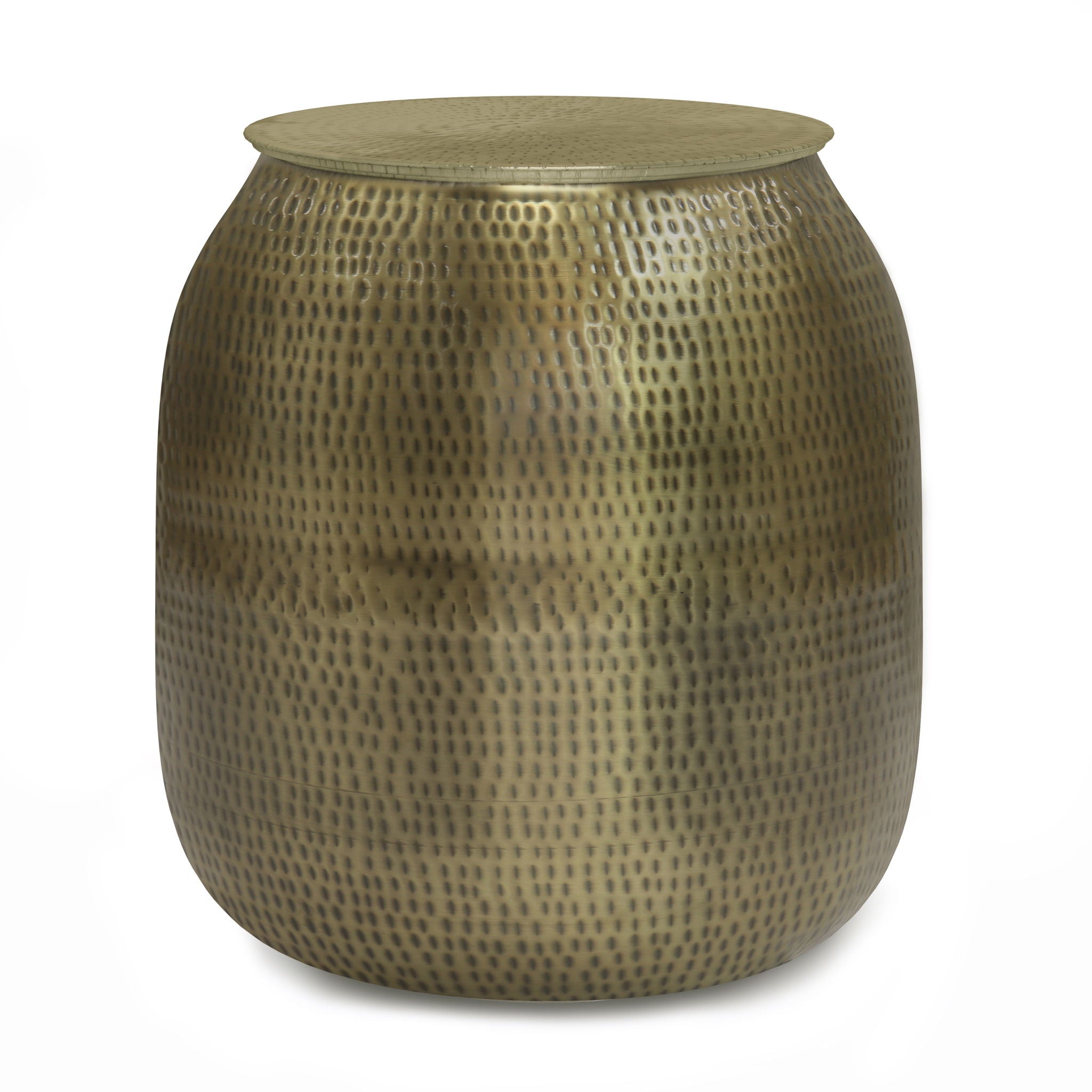 Griffen - Handcrafted Metal Storage Accent Table - Best Buy Furniture