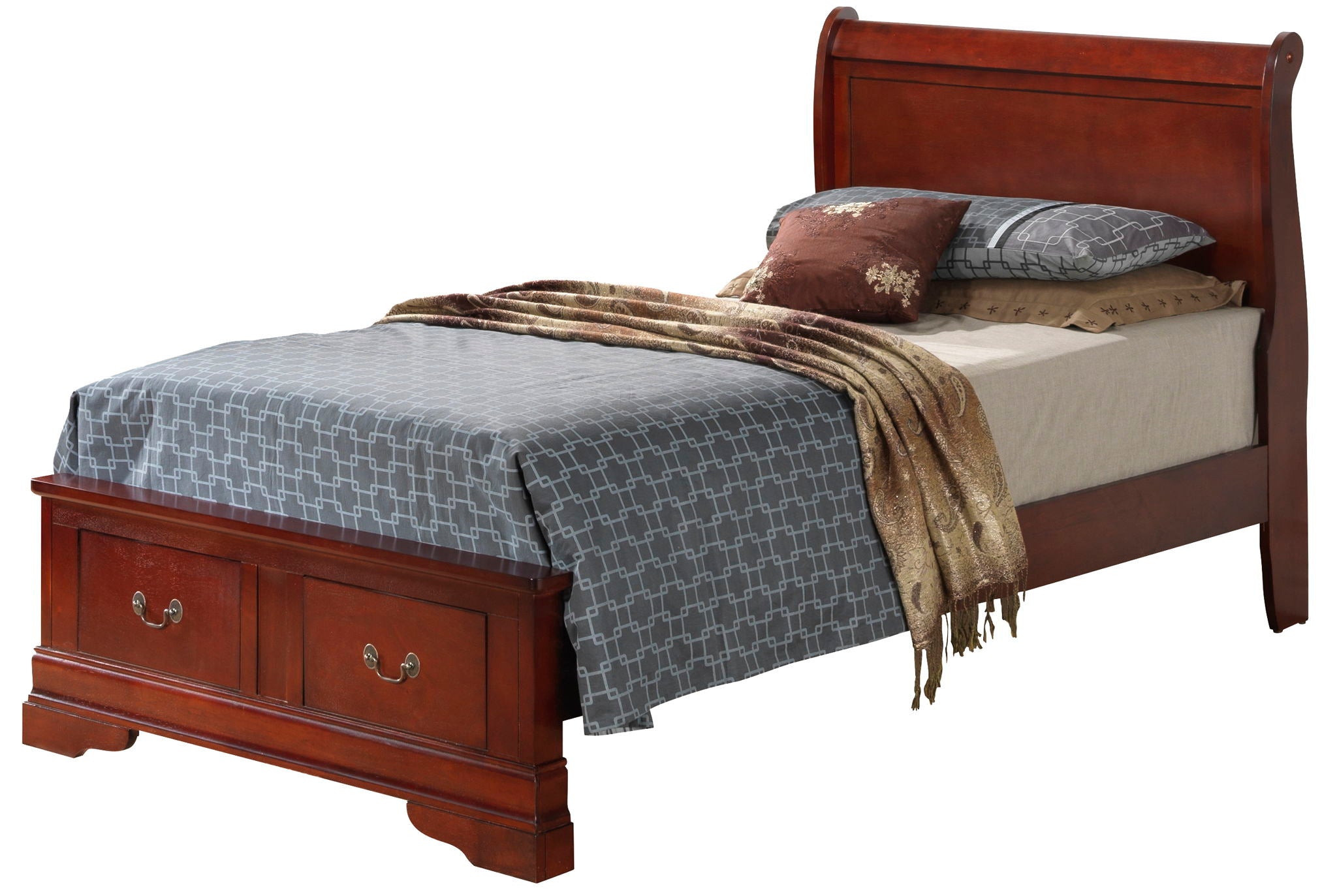 Louis Phillipe - Storage Bed - Best Buy Furniture