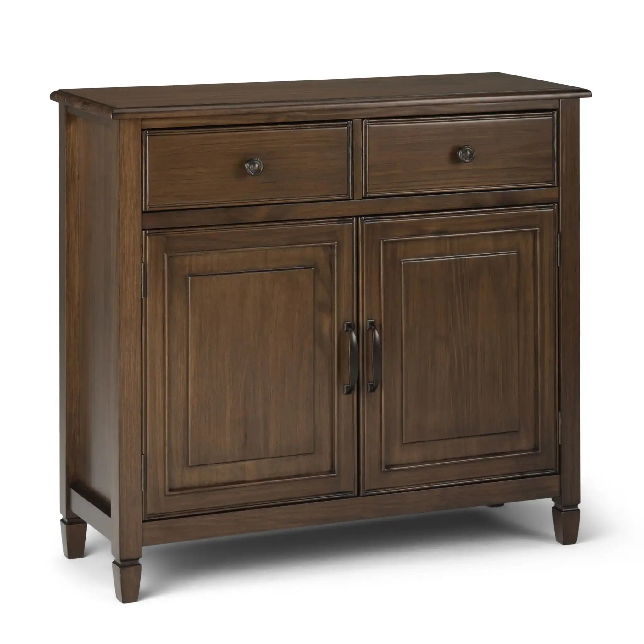 Connaught - Entryway Storage Cabinet - Rustic Natural Aged Brown - Best Buy Furniture