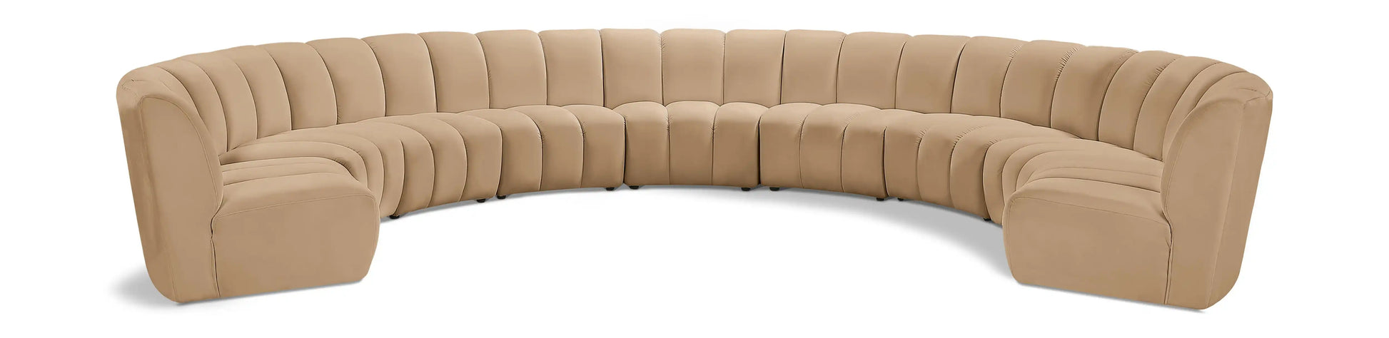 Infinity - 9 Piece Modular Sectional - Camel - Best Buy Furniture