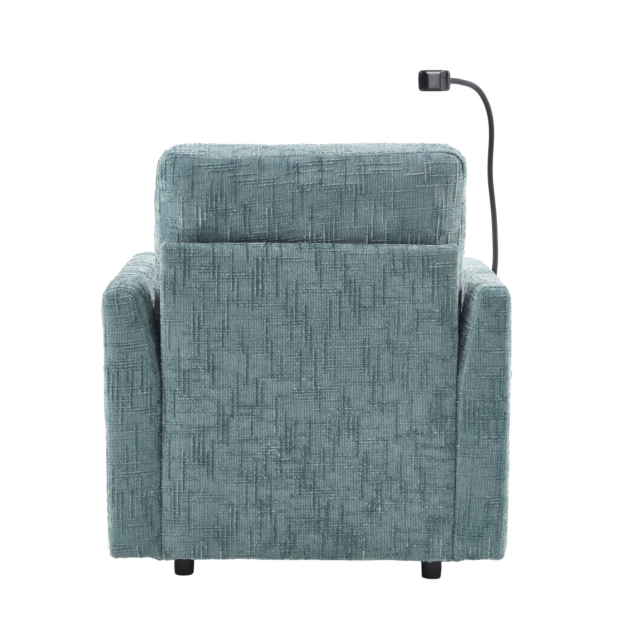 Multifunctional Chenille Recliner Sofa With Storage And Phone Bracket - Best Buy Furniture