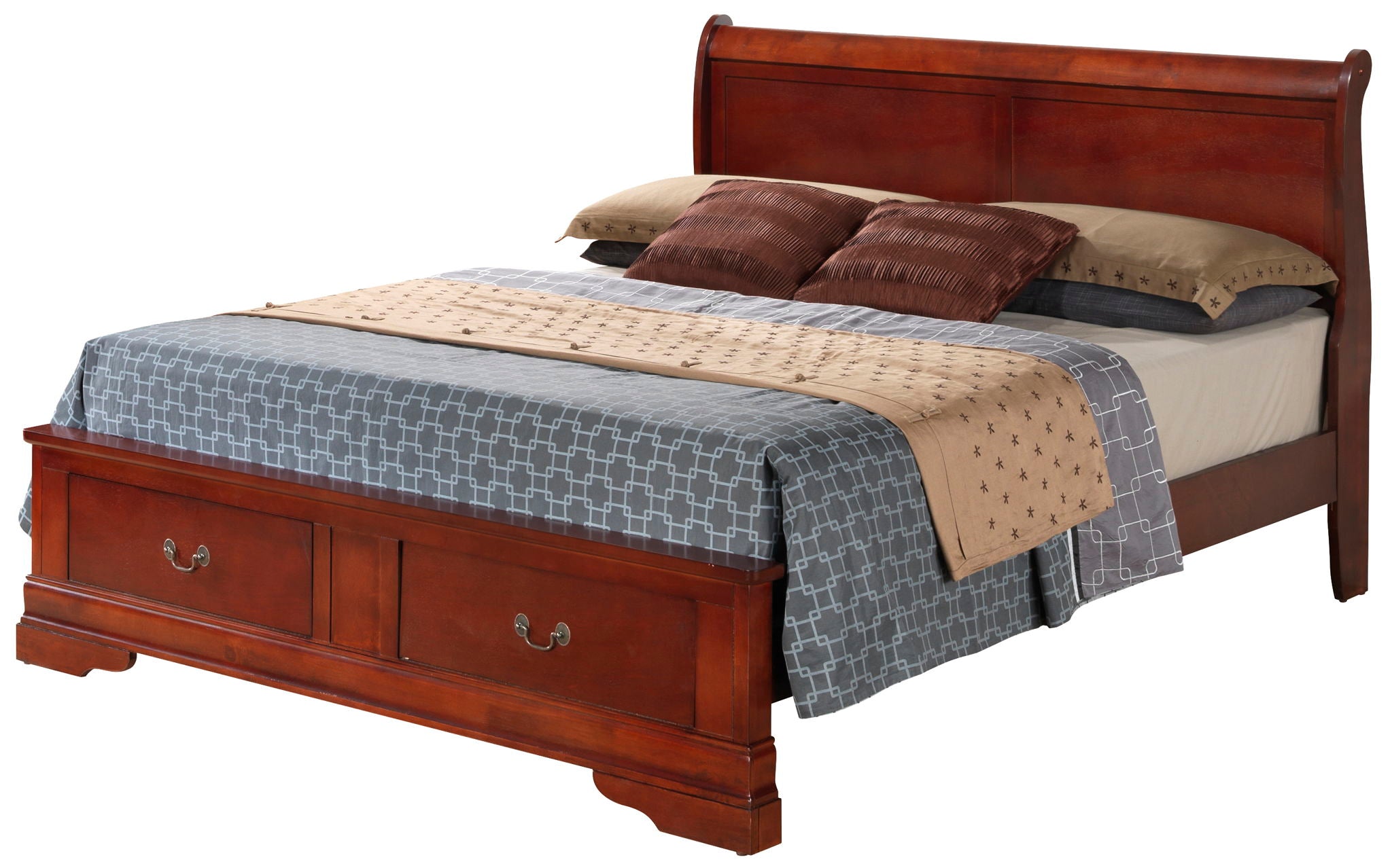 Louis Phillipe - Storage Bed - Best Buy Furniture
