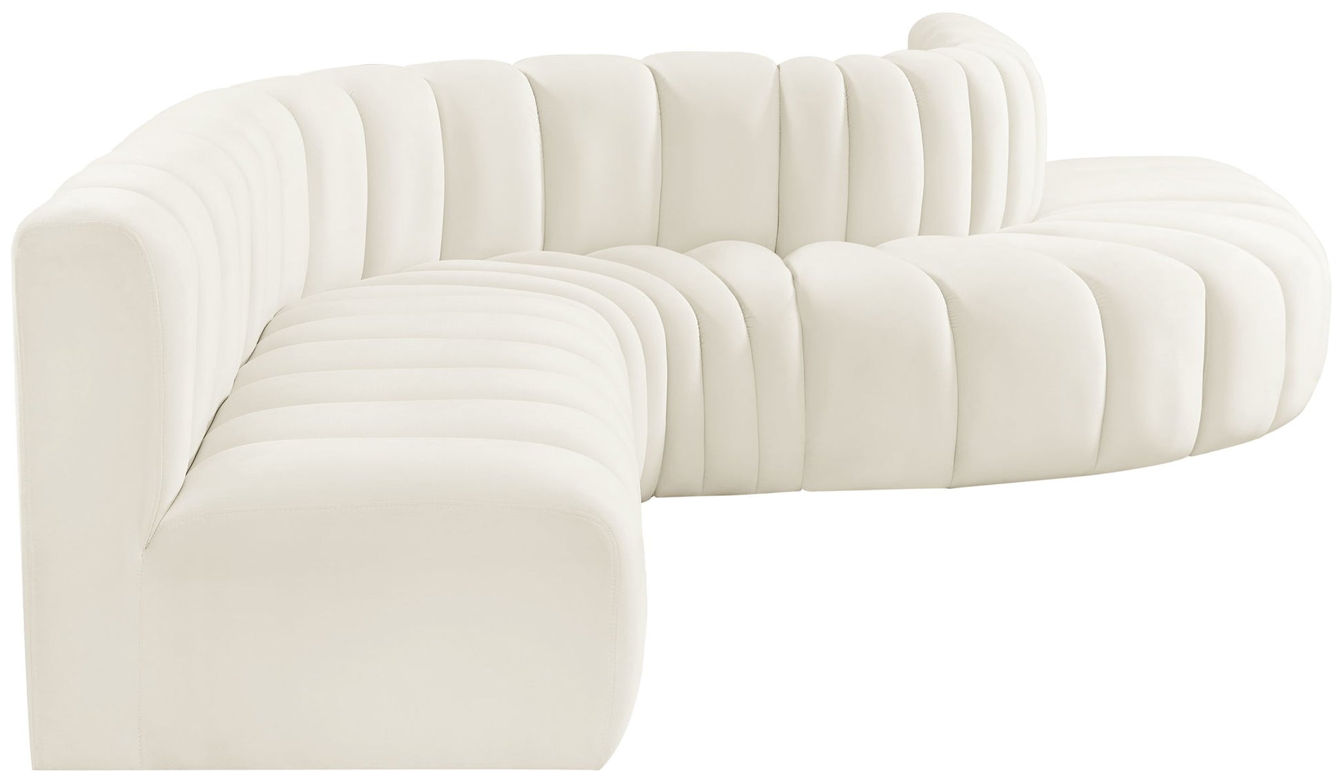 Arc - Velvet 7 Piece Modular Sofa - Best Buy Furniture