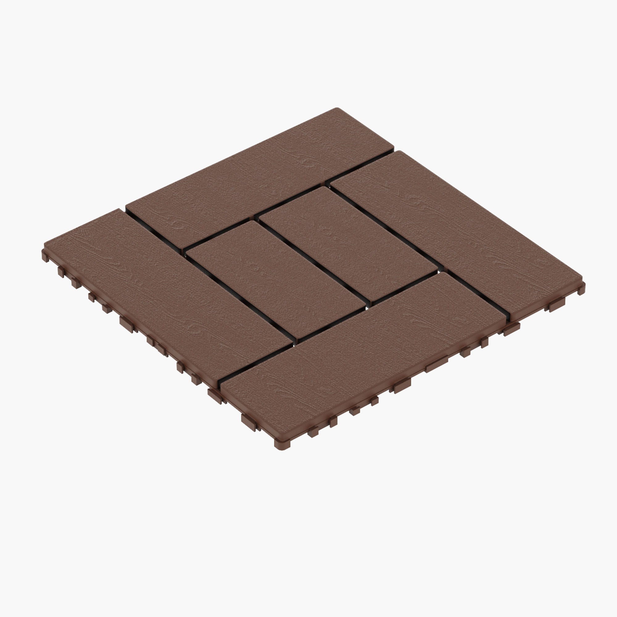 Patio Diy Module Interlocking Decking Tiles Floor, Outdoor And Indoor, Easy And Quick Installation - Best Buy Furniture