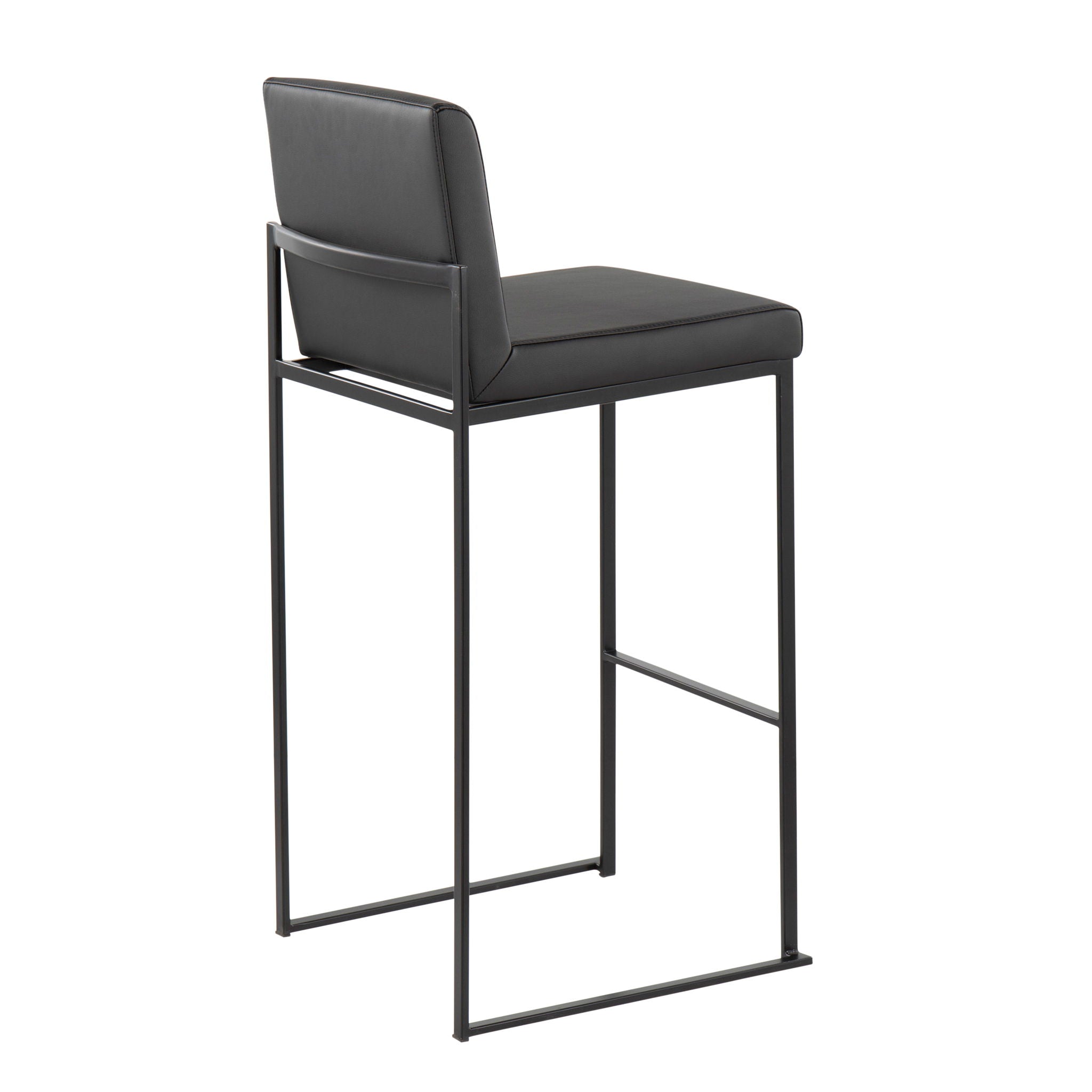 Fuji - Contemporary High Back Barstool Elegant Design - Best Buy Furniture