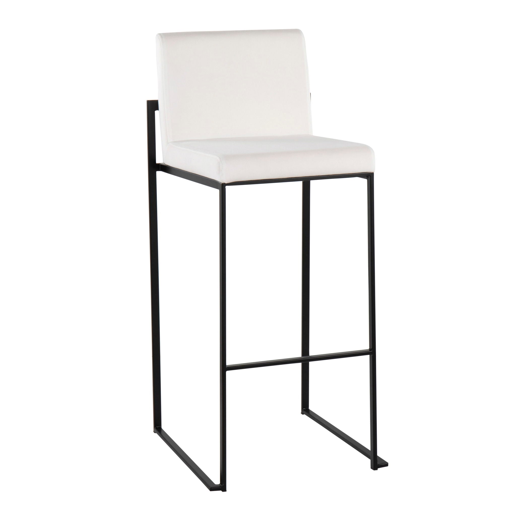Fuji - Contemporary High Back Barstool Elegant Design - Best Buy Furniture