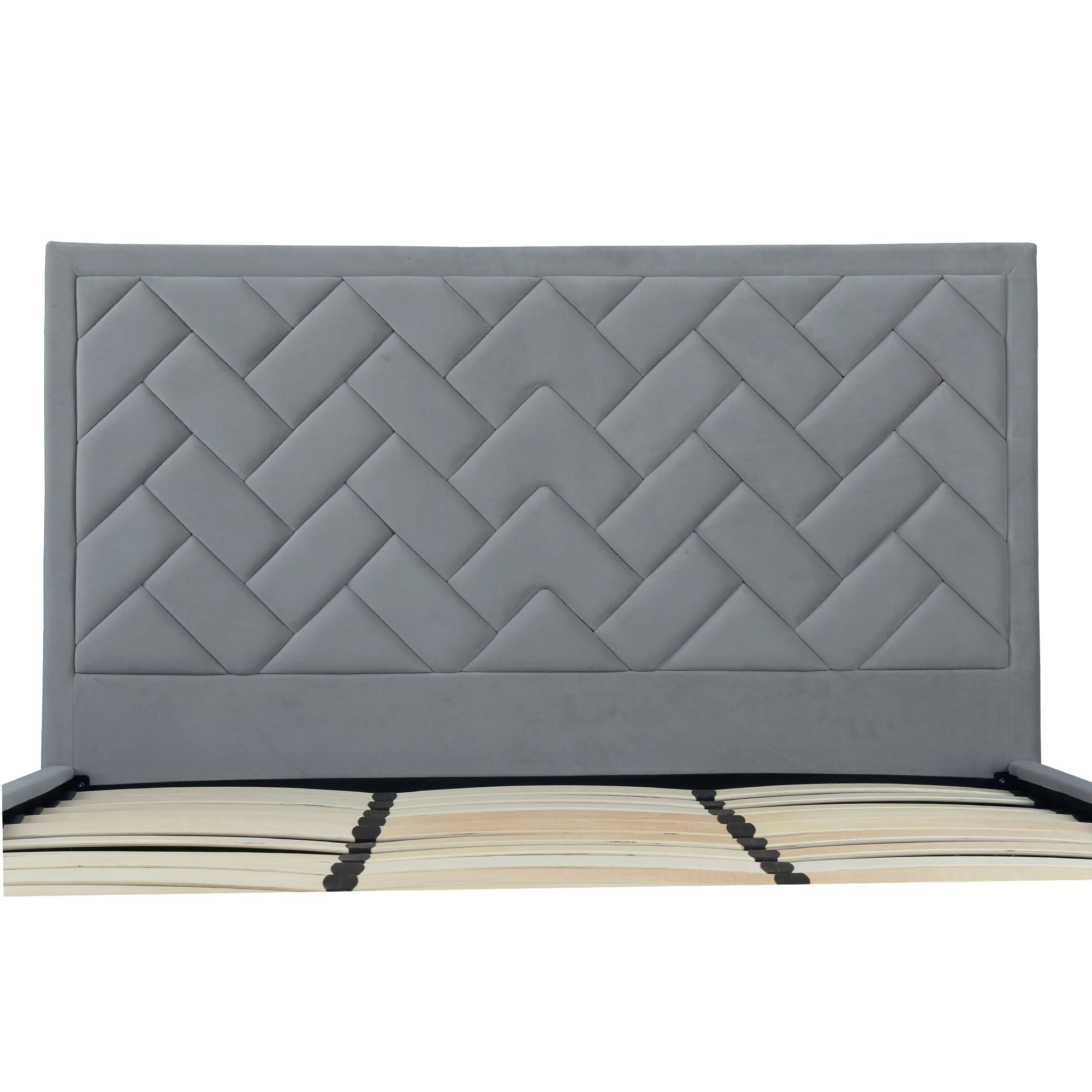 Crosby - Bed With Upholstered Headboard And Slats