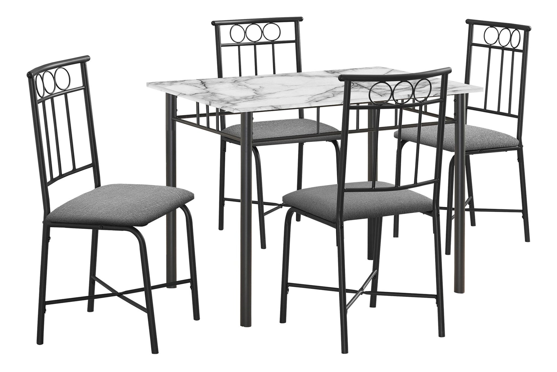 5 Pieces Dining Table Set, Small, Rectangular - Best Buy Furniture