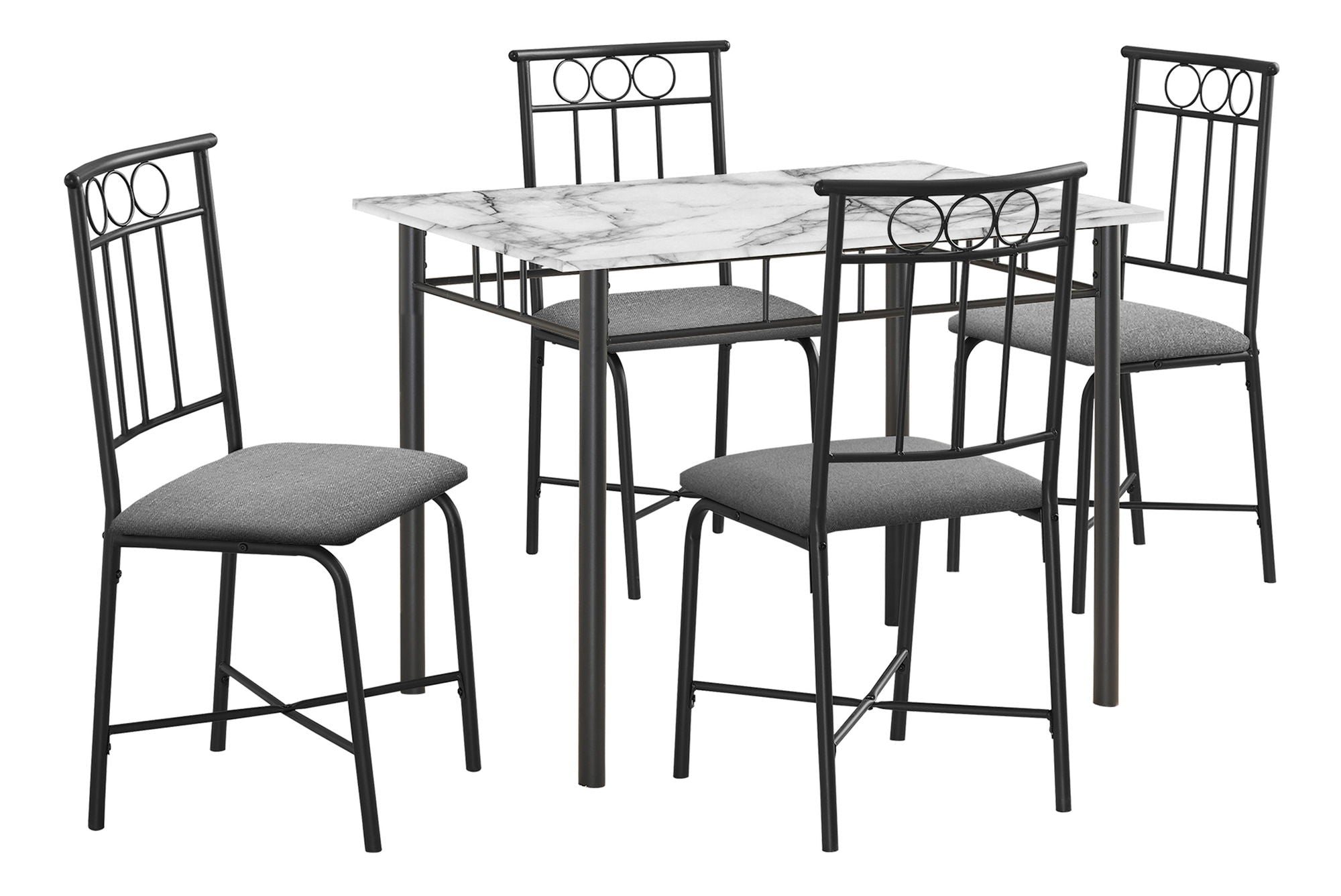 5 Pieces Dining Table Set, Small, Rectangular - Best Buy Furniture