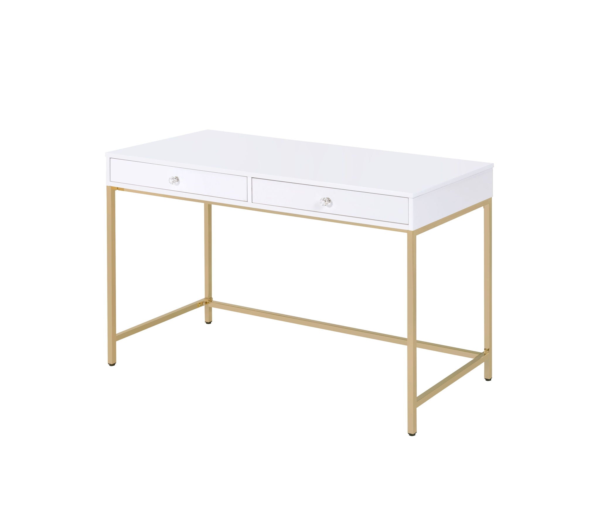 Ottey - High Gloss Writing Desk - Best Buy Furniture