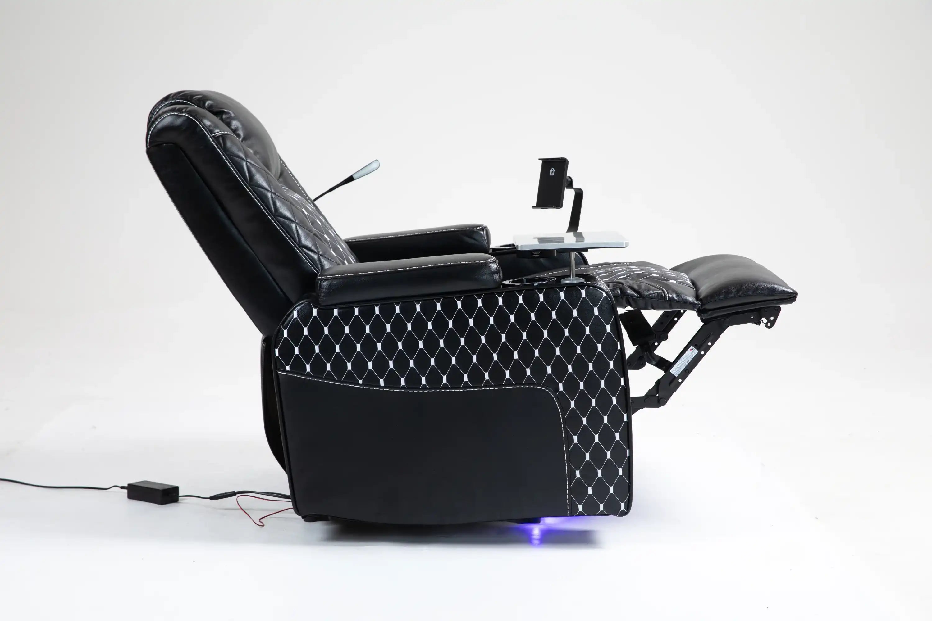 Zeela Gravity Recliner with Storage Armrest & LED Light - Best Buy Furniture