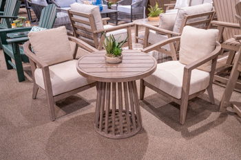 Joy Lagoon - Outdoor Chairs With Cushions/Table (Set of 3) - Beige - Best Buy Furniture