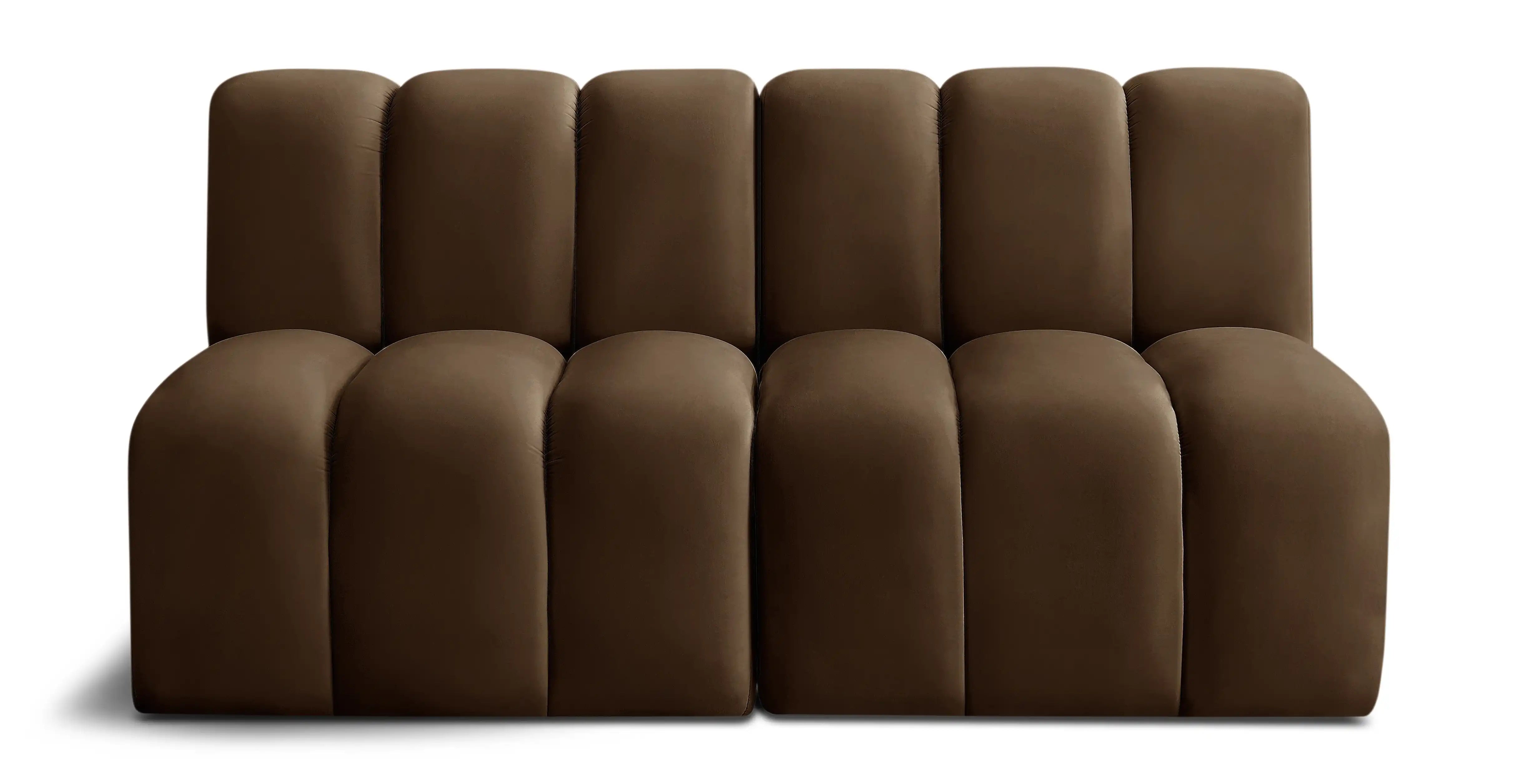 Arc - Velvet 2 Seats Modular Sofa - Best Buy Furniture