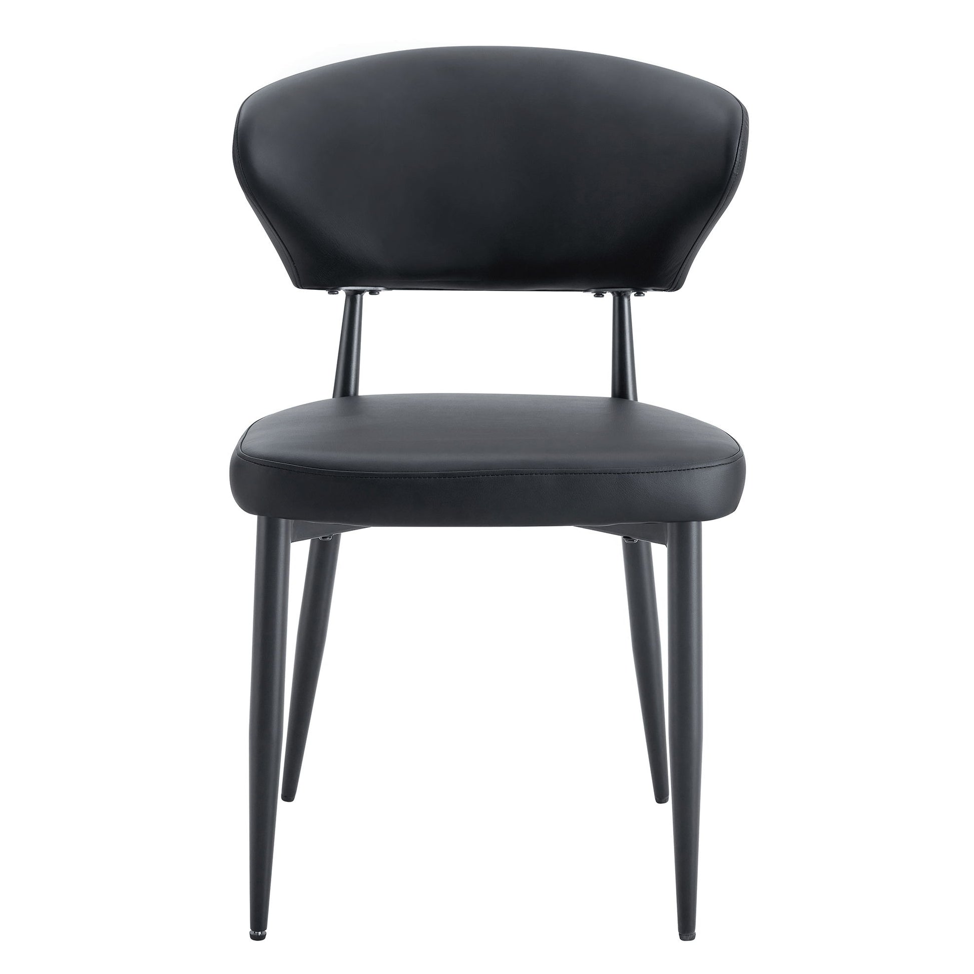 Minimalist Ergonomic Dining Chair With Curved Backres (Set of 4) - Best Buy Furniture