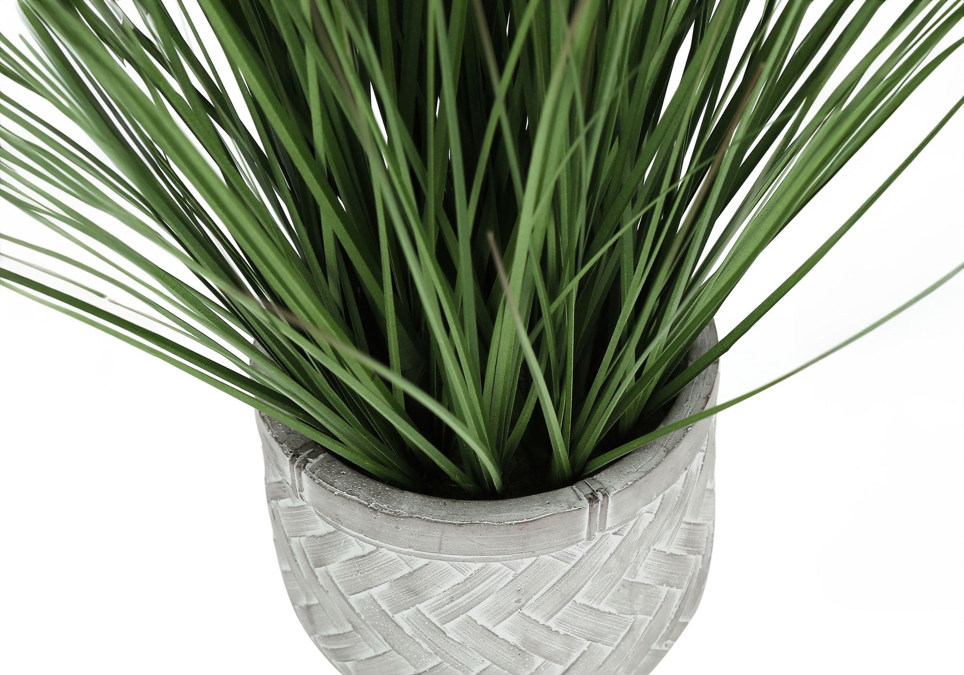 21" Tall, Artificial Plant, Grass, Indoor, Faux, Fake, Table, Greenery, Potted, Real Touch, Decorative - Green / White - Best Buy Furniture