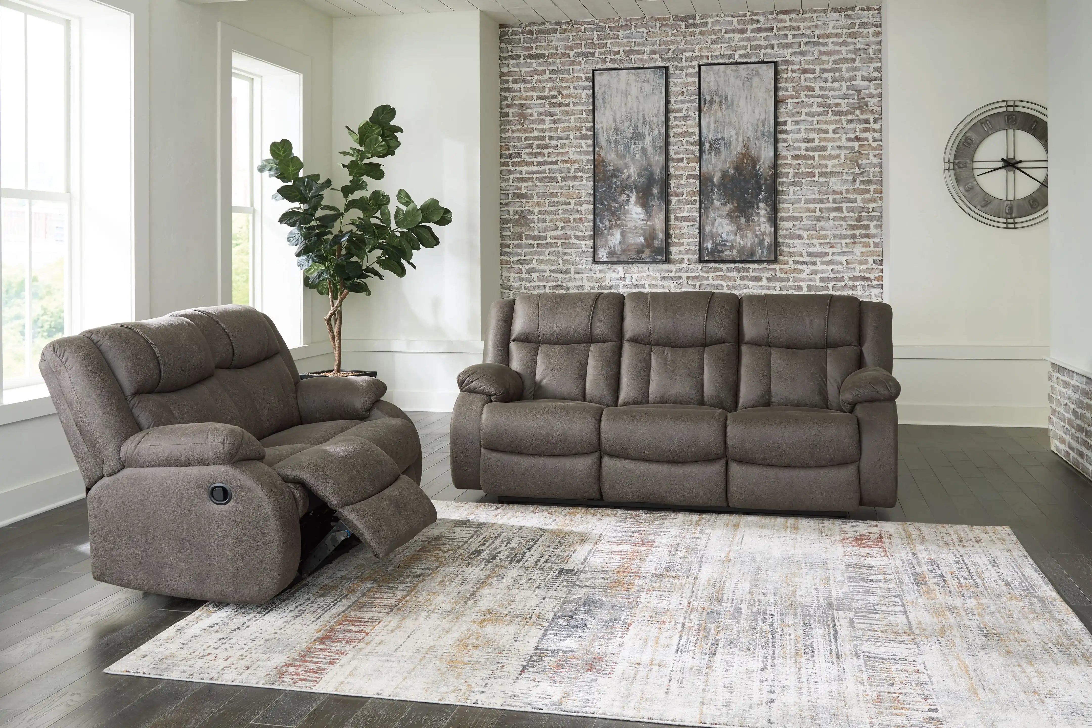First Base - Reclining Living Room Set - Best Buy Furniture
